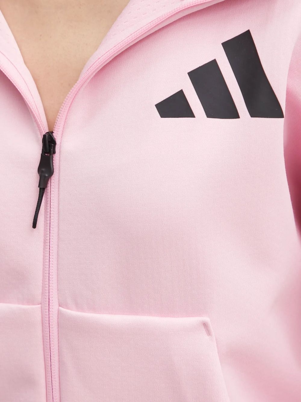 logo-detail zip-up hoodie - 5