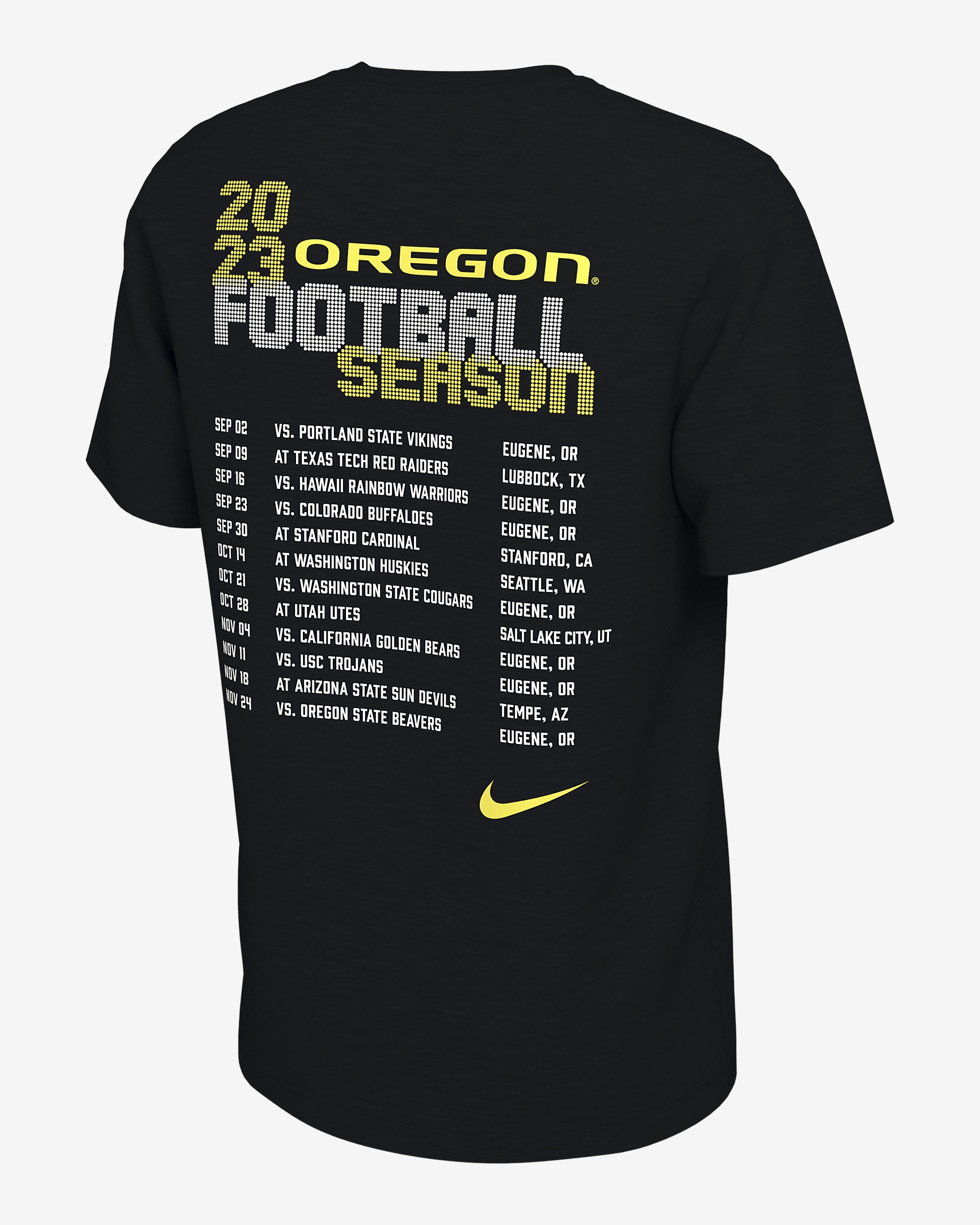 Oregon Schedule Nike Men's College T-Shirt - 2