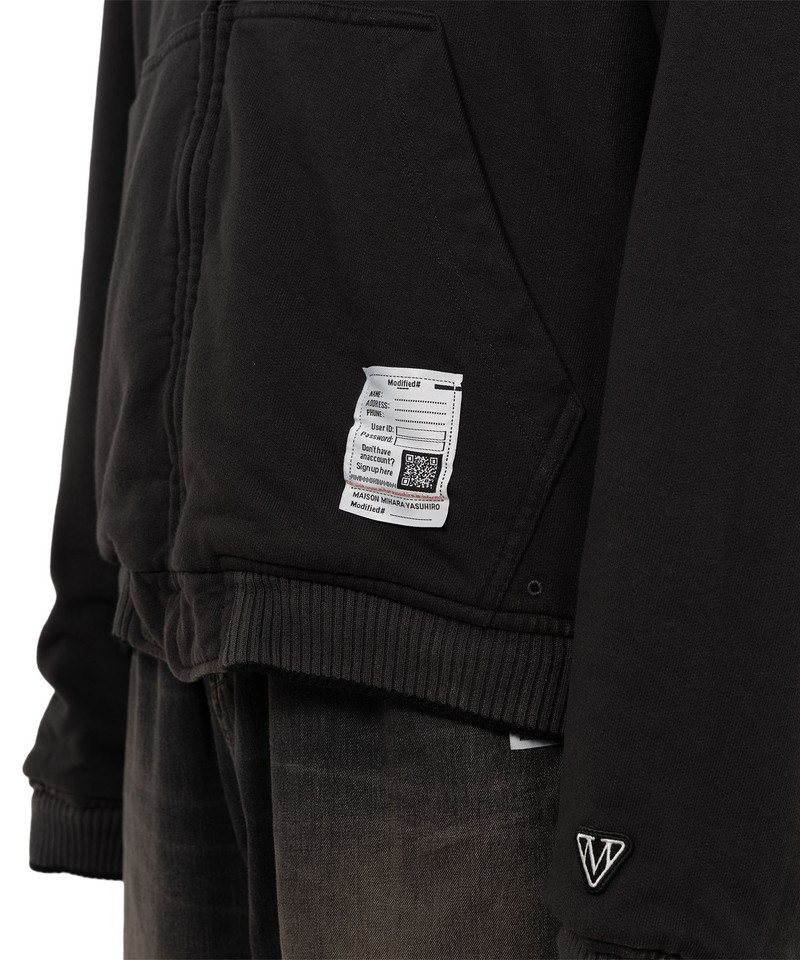 Reversible Hoodie Layered Souvenir Jacket 13