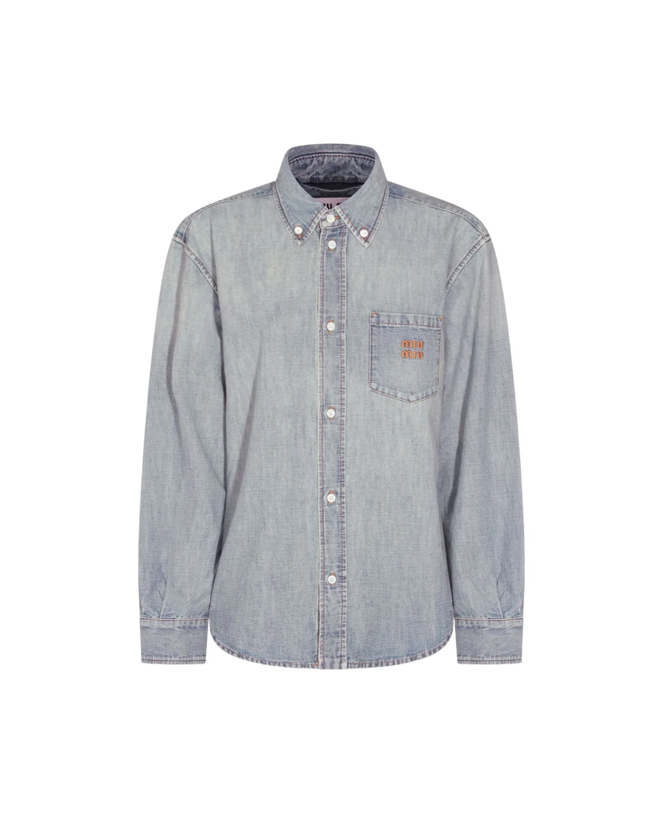 Light Blue Cotton Shirt - 1
