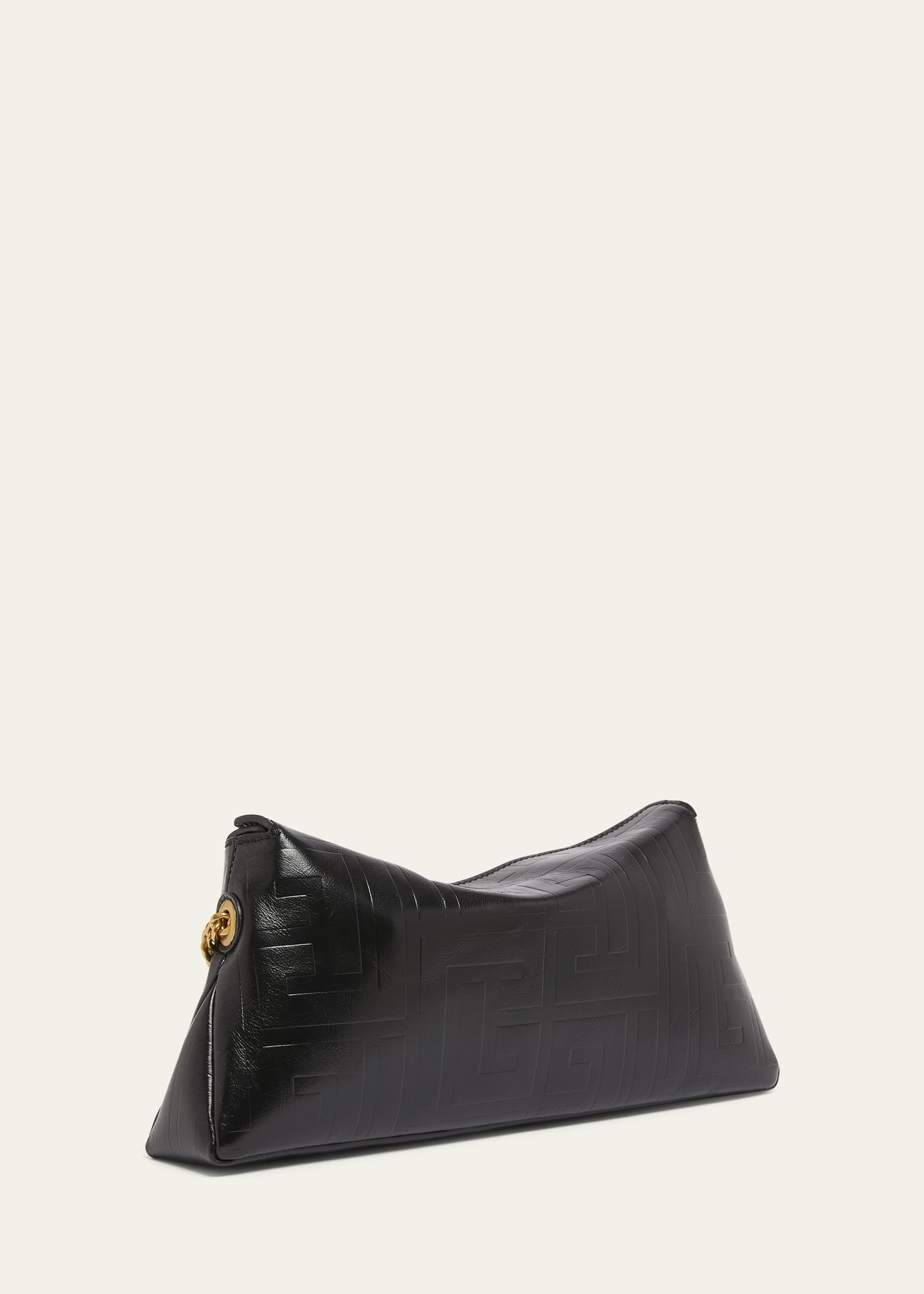 1945 Pouch Crossbody Bag in PB Embossed Crinkle Leather - 3