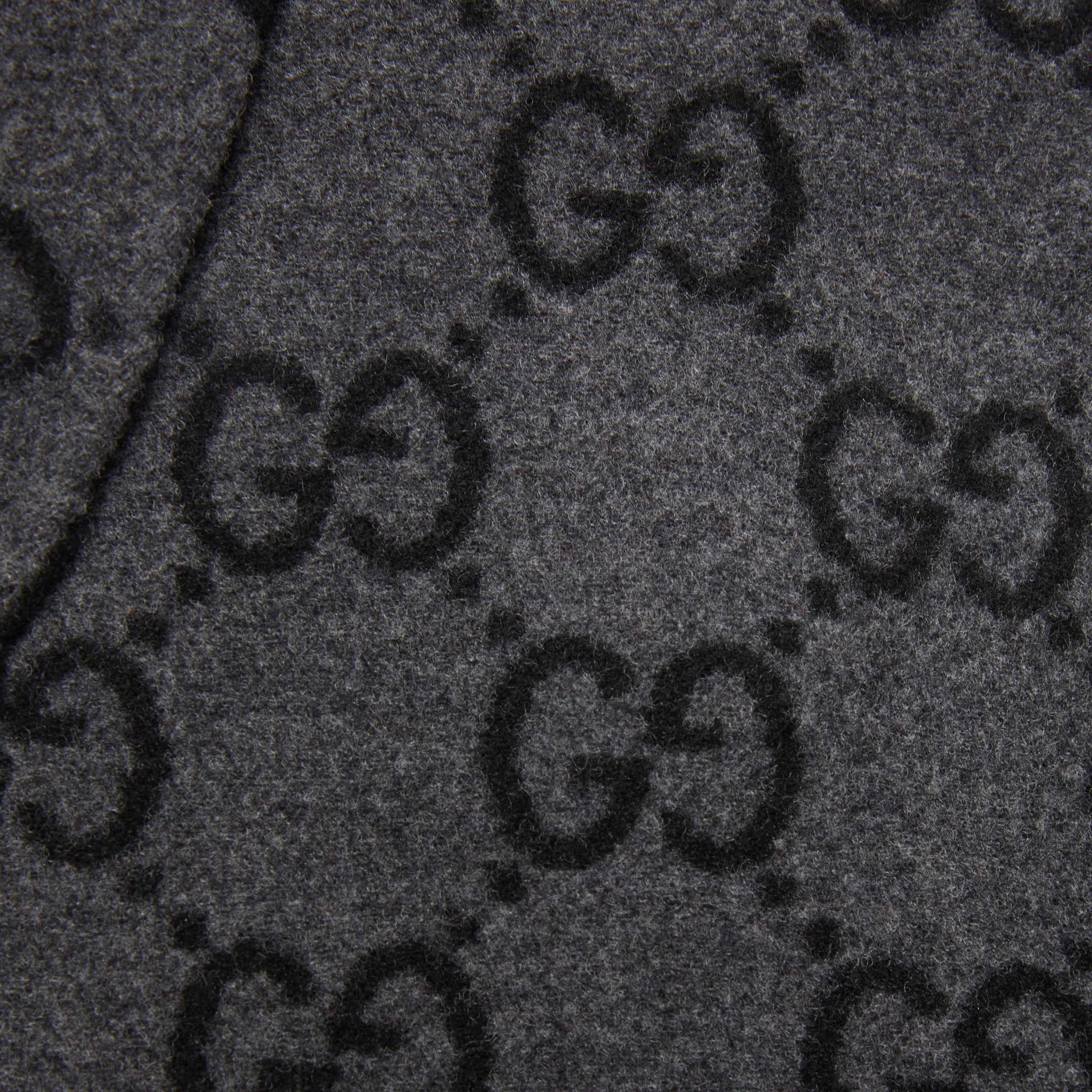 Reversible GG wool coat - 8