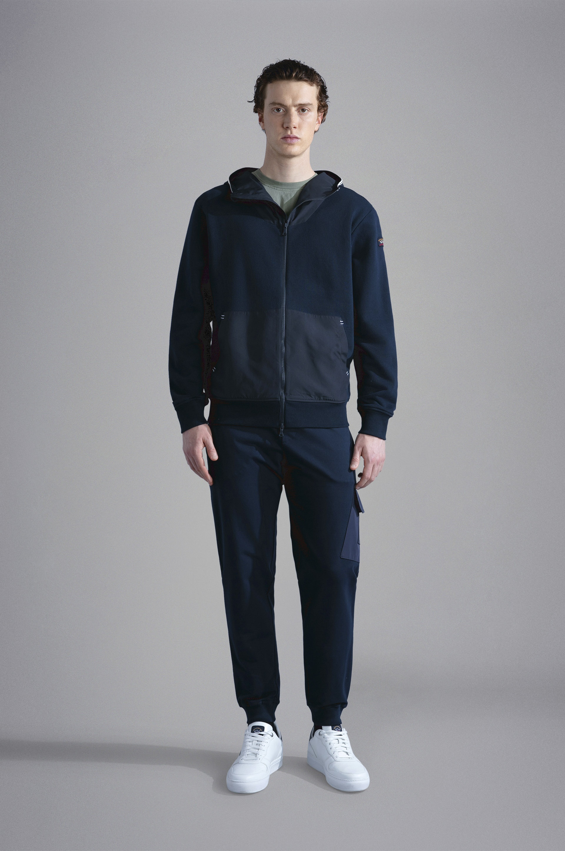 STRETCH COTTON TRACK-PANTS WITH TYPHOON® INSERTS - 2