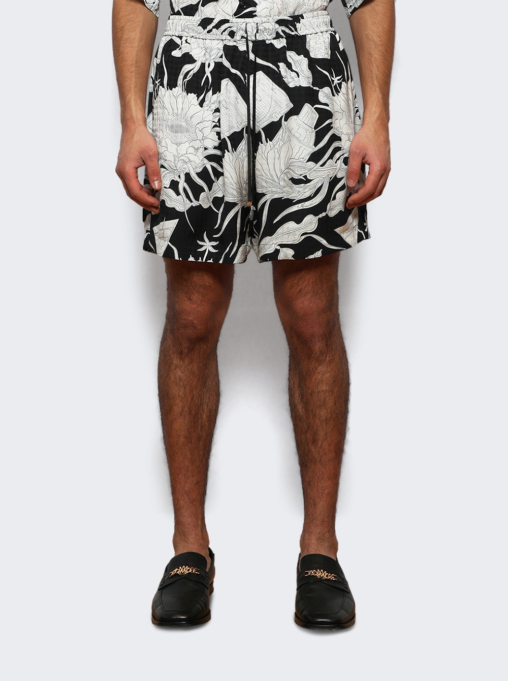 Floral Short Black - 2