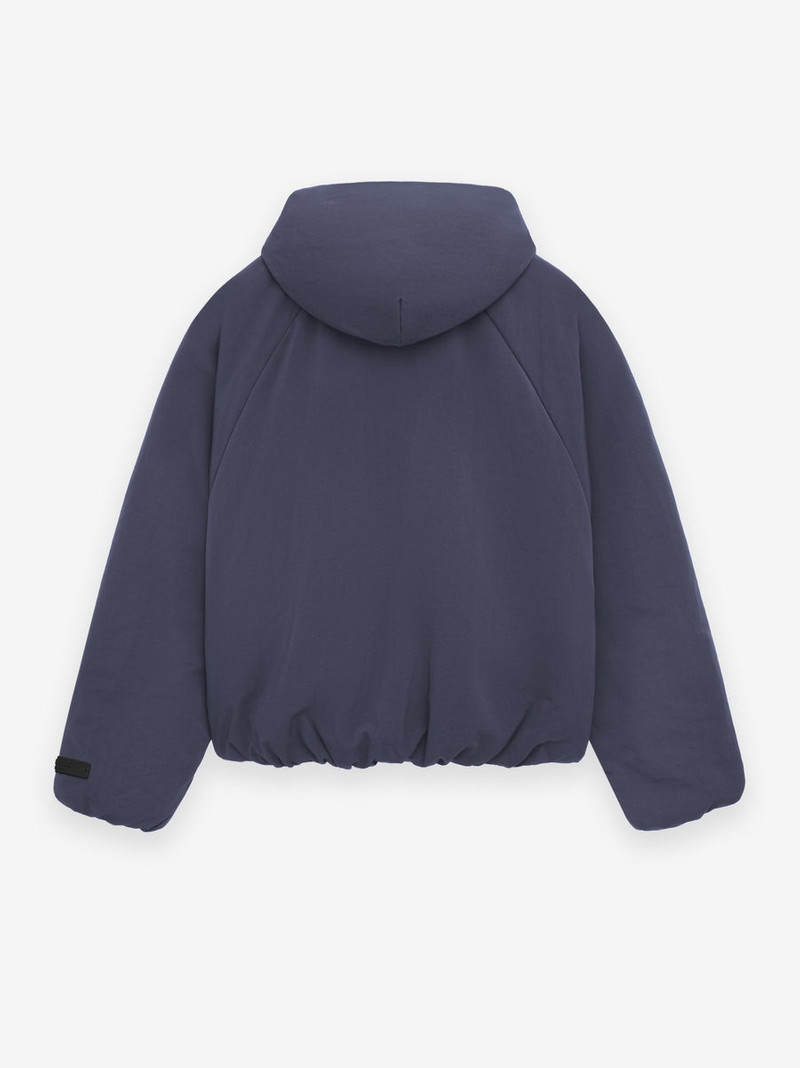 ESSENTIALS Military Nylon Hooded Bomber outlook
