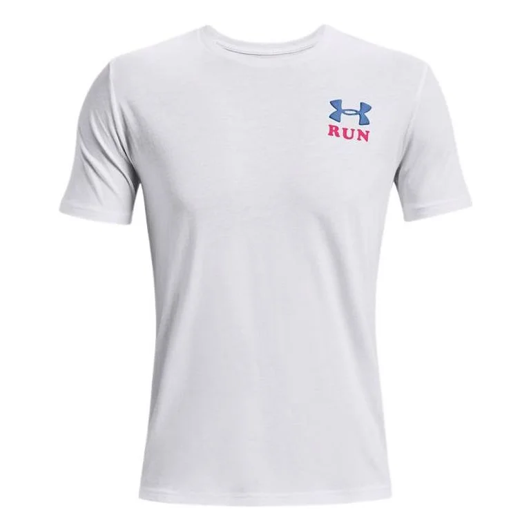 Under Armour Keep Run Graphic T-shirt 'White' 1369406-100 - 1