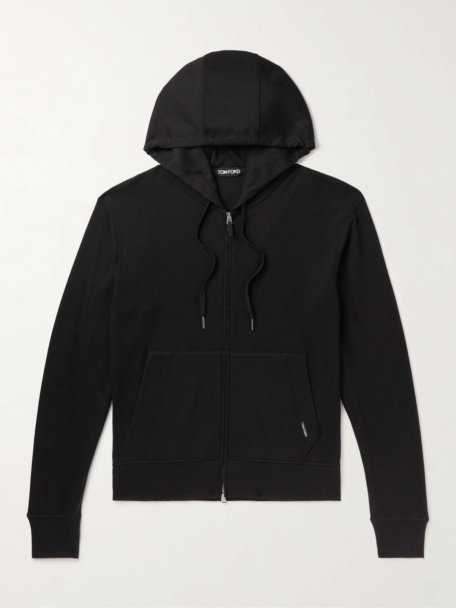 Cashmere Zip-Up Hoodie - 1