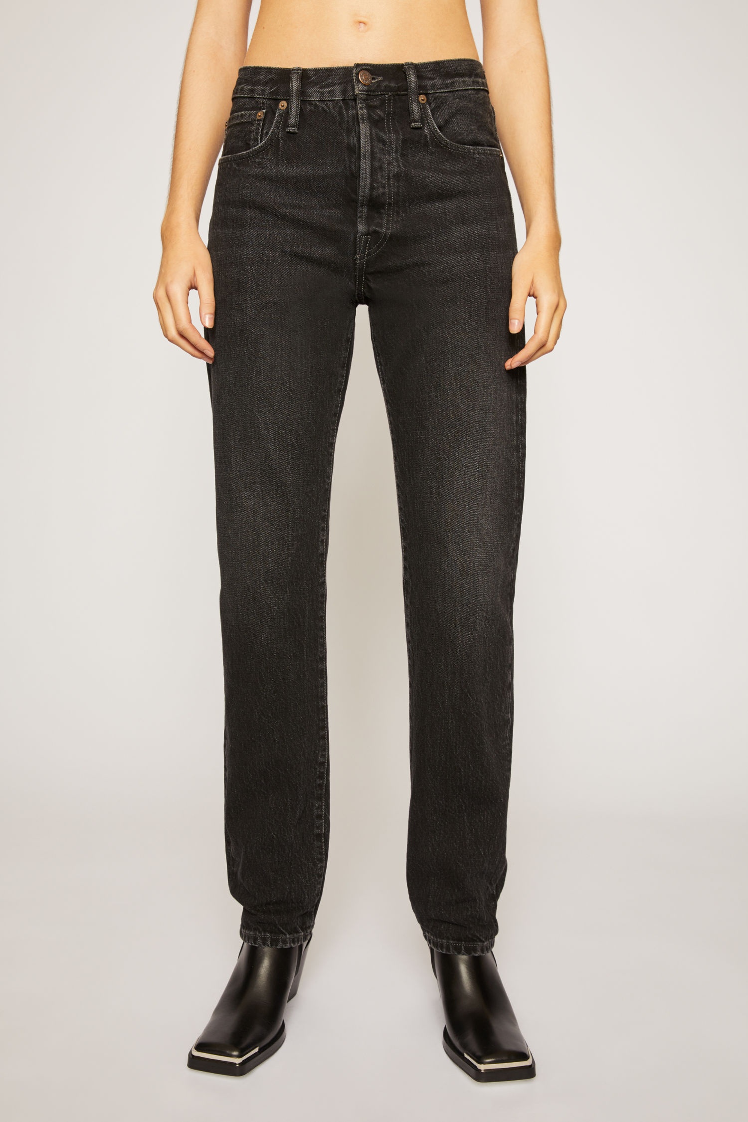 Straight fit jeans - Black - 2