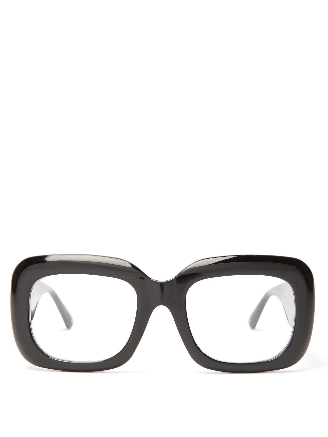 Oversized square acetate glasses - 1