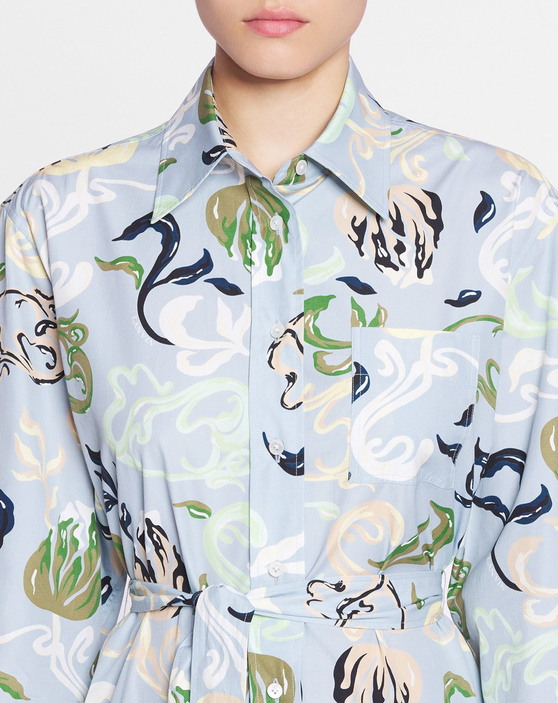 PRINTED SHIRT DRESS 5