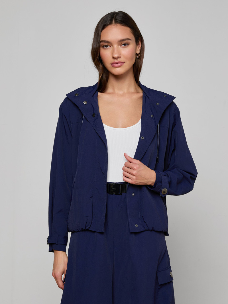 Geovana Hooded Windbreaker - 1