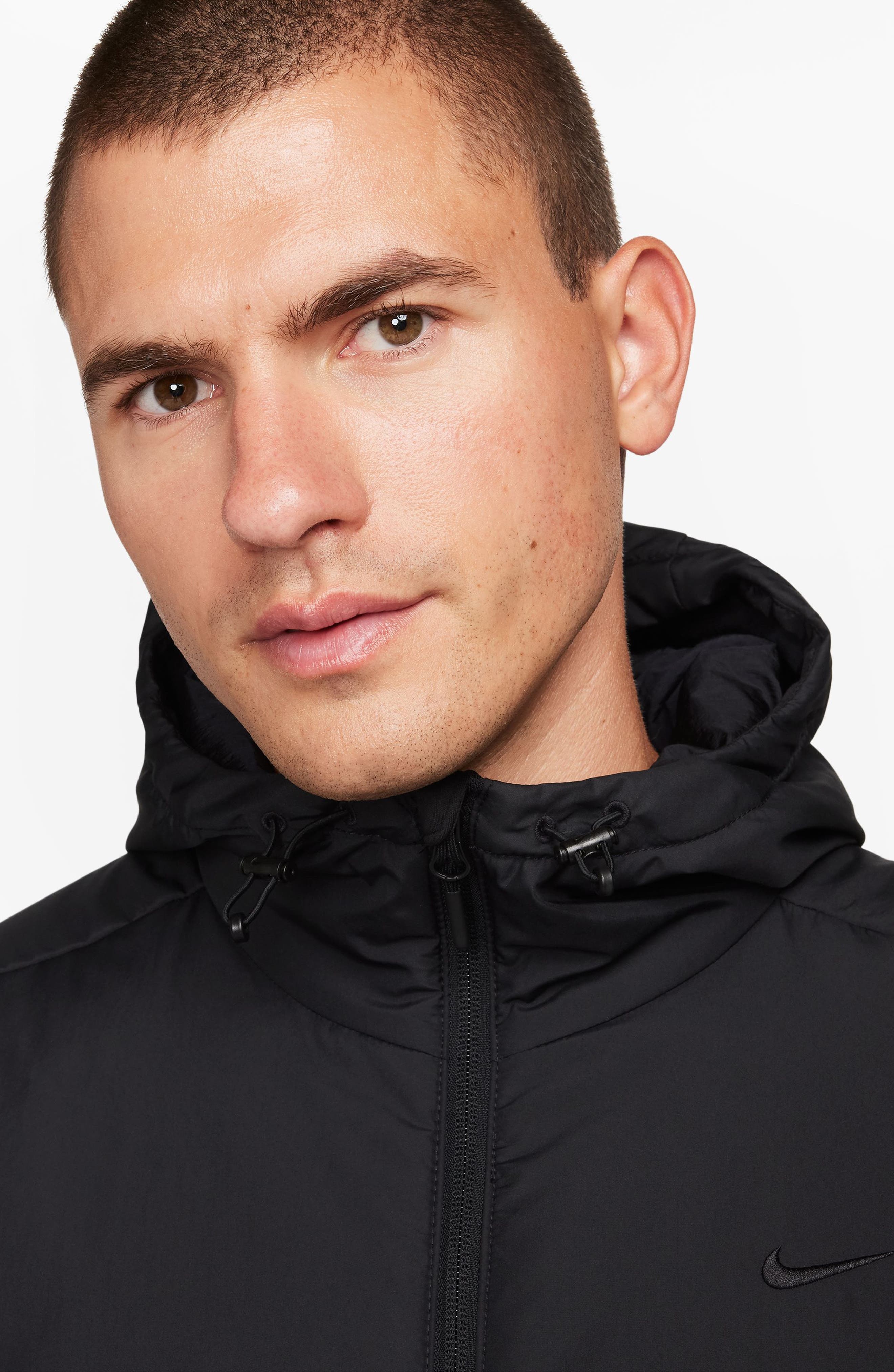 Nike Therma-FIT Unlimited Training Jacket in Black/Black at Nordstrom - 8