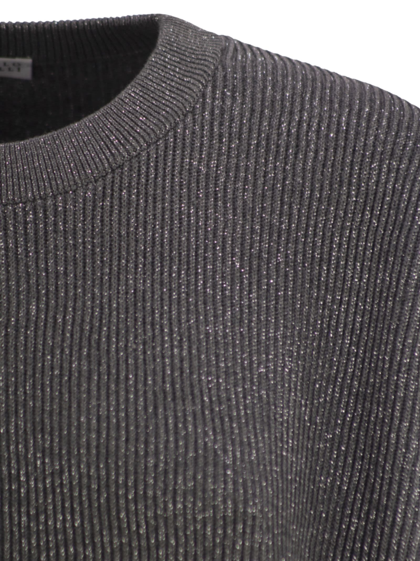 Brunello Cucinelli Women Cotton And Viscose Rib Sweater - 4