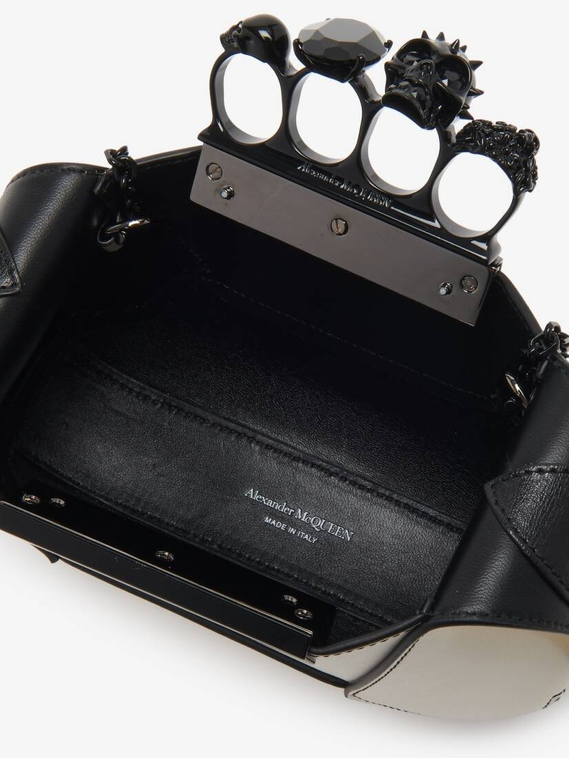 Women's The Jewelled Hobo Mini Bag in Soft Ivory 5