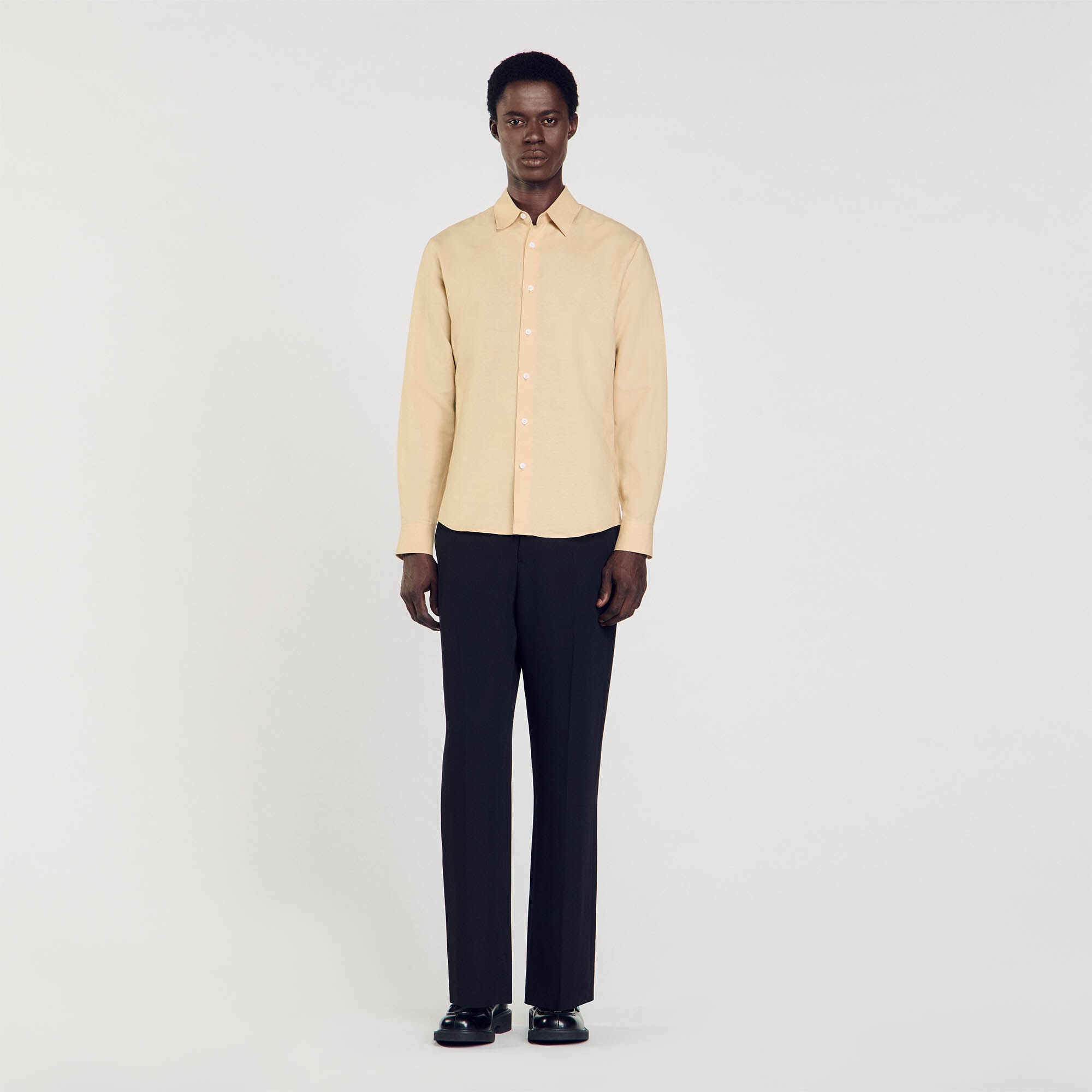 COTTON AND LINEN SHIRT - 3