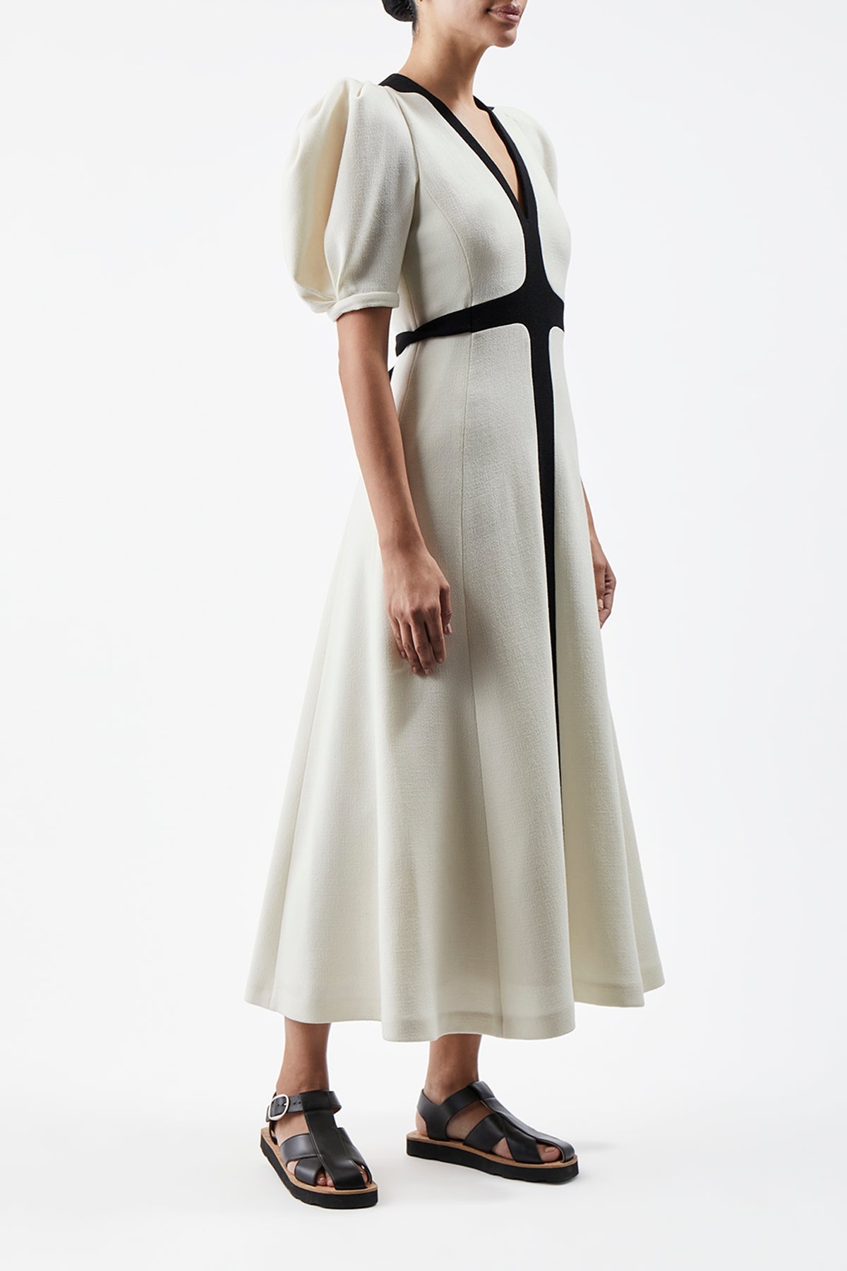 Luz Dress in Wool - 3