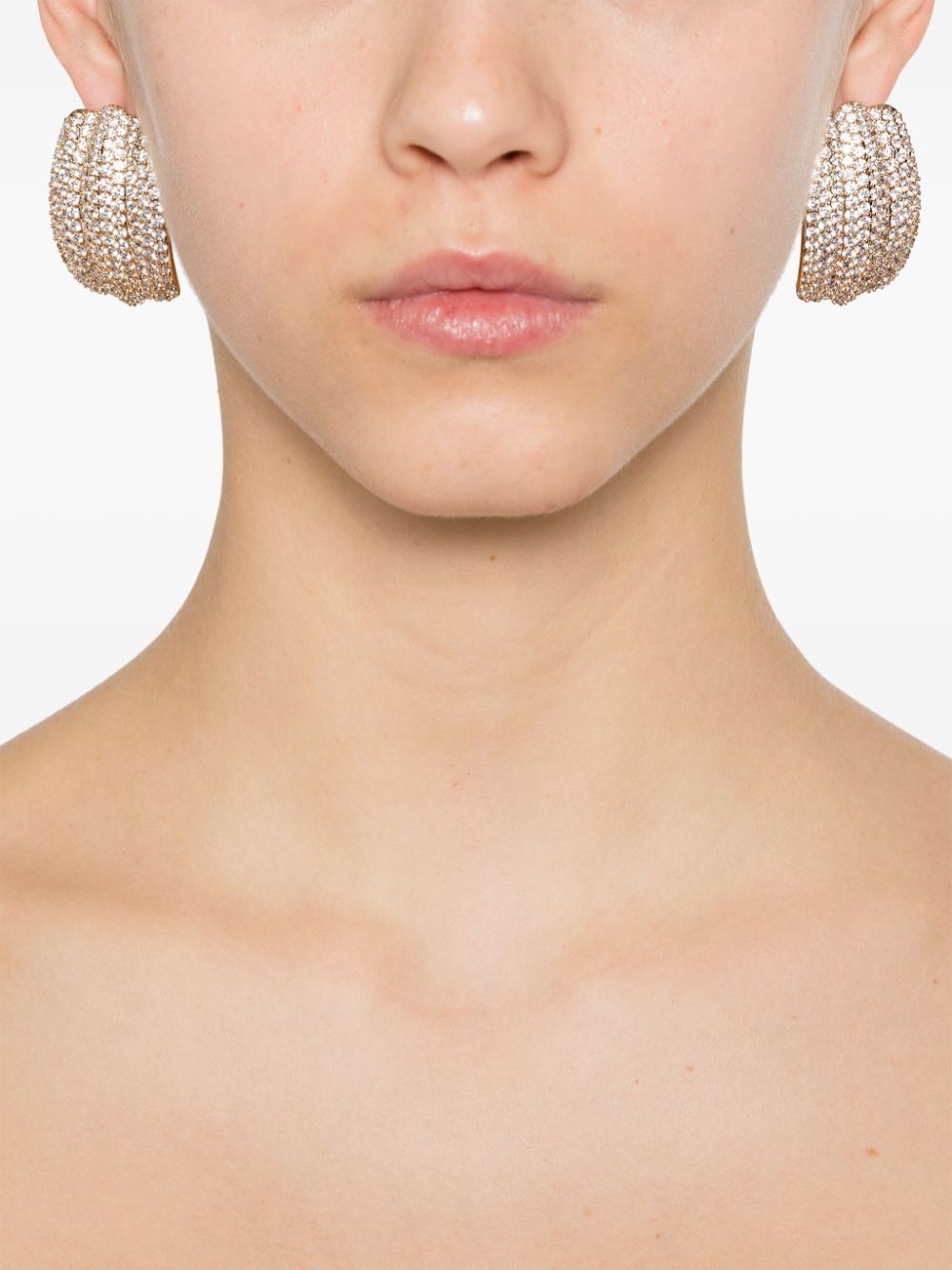 crystal ridge earrings - 2
