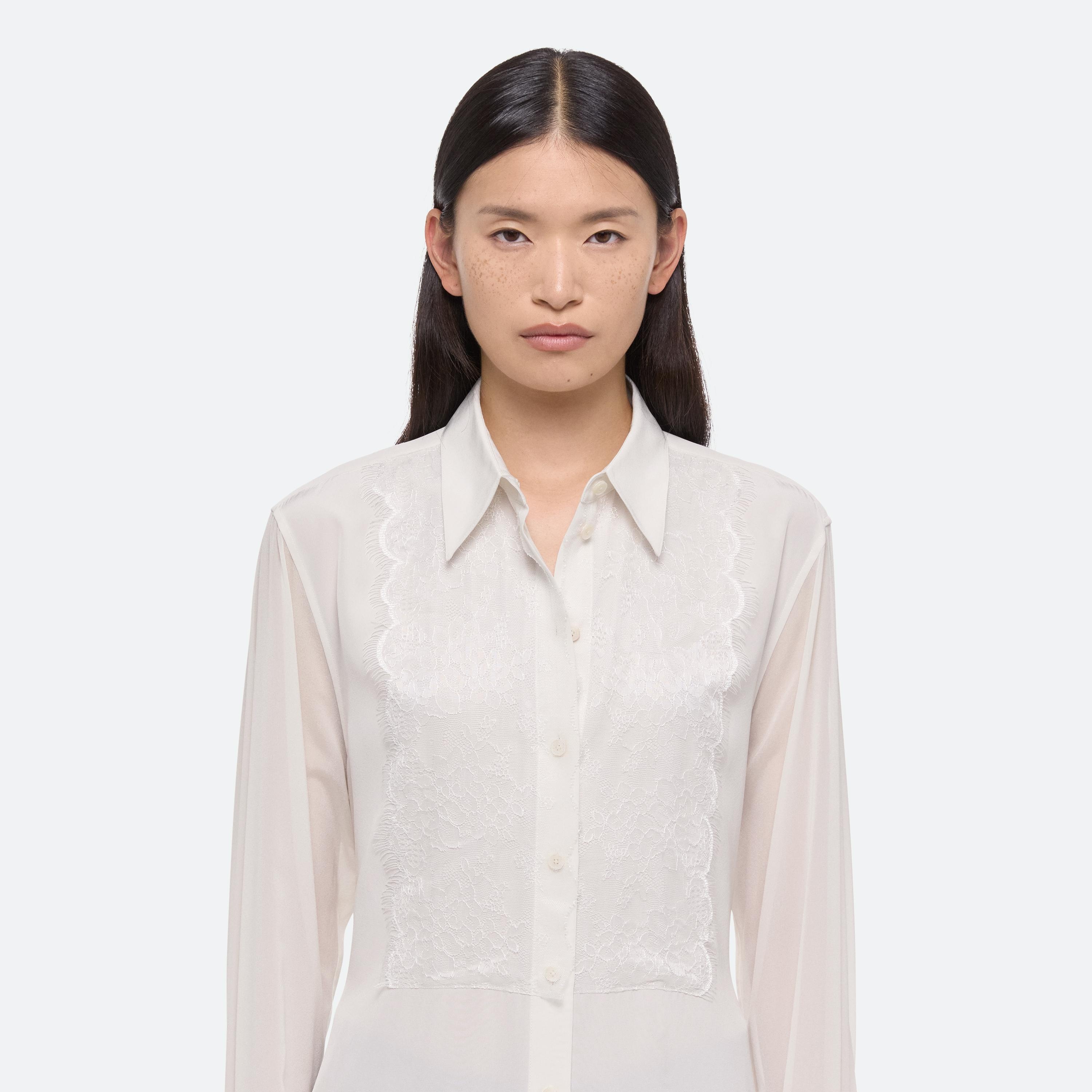 RELAXED LACE SHIRT - 6