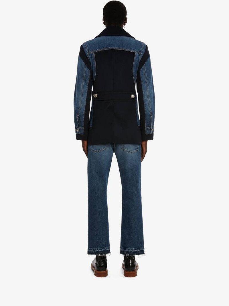 Hybrid Peacoat in Navy 4