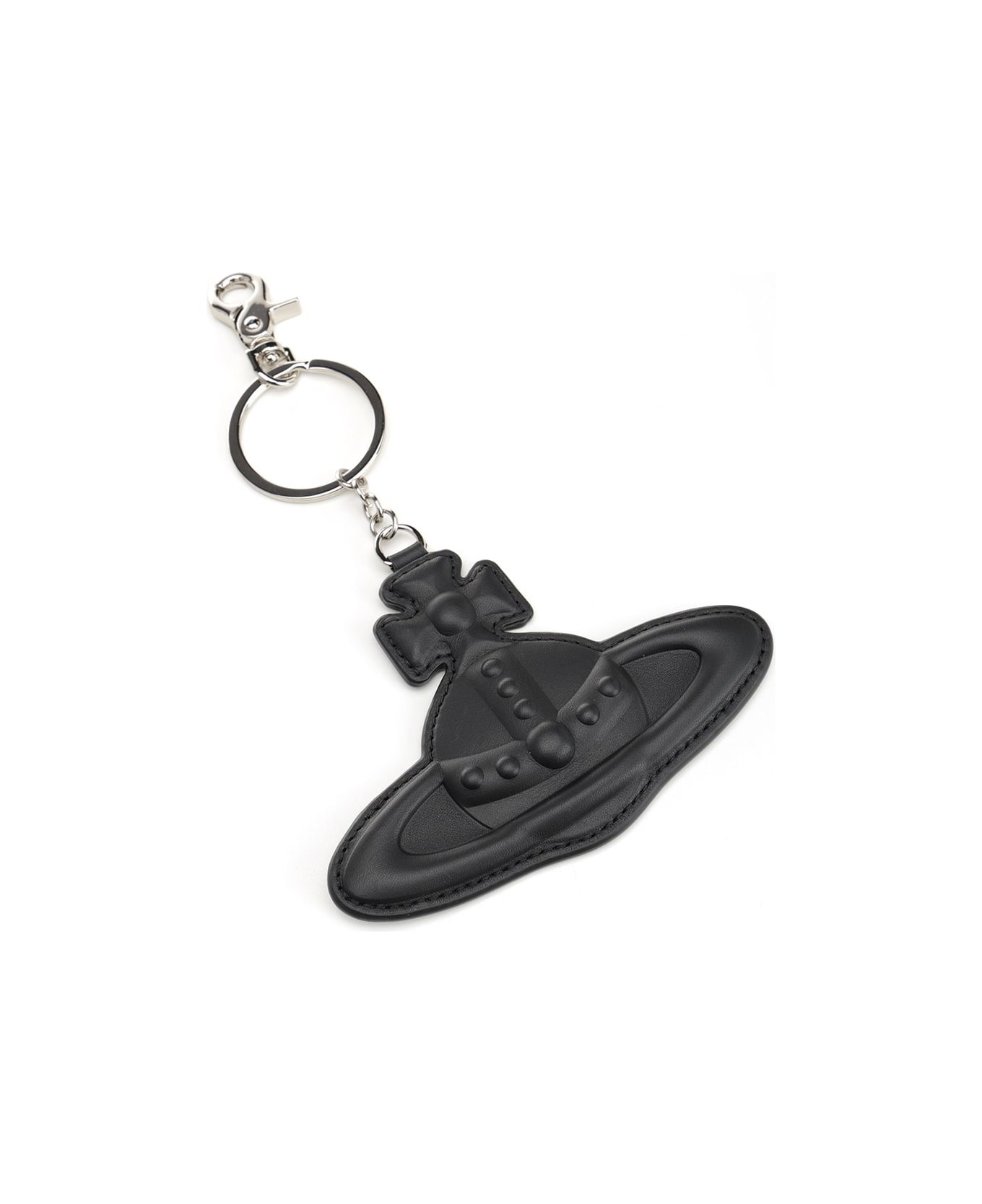 Leather 'orb' Keyring - 2