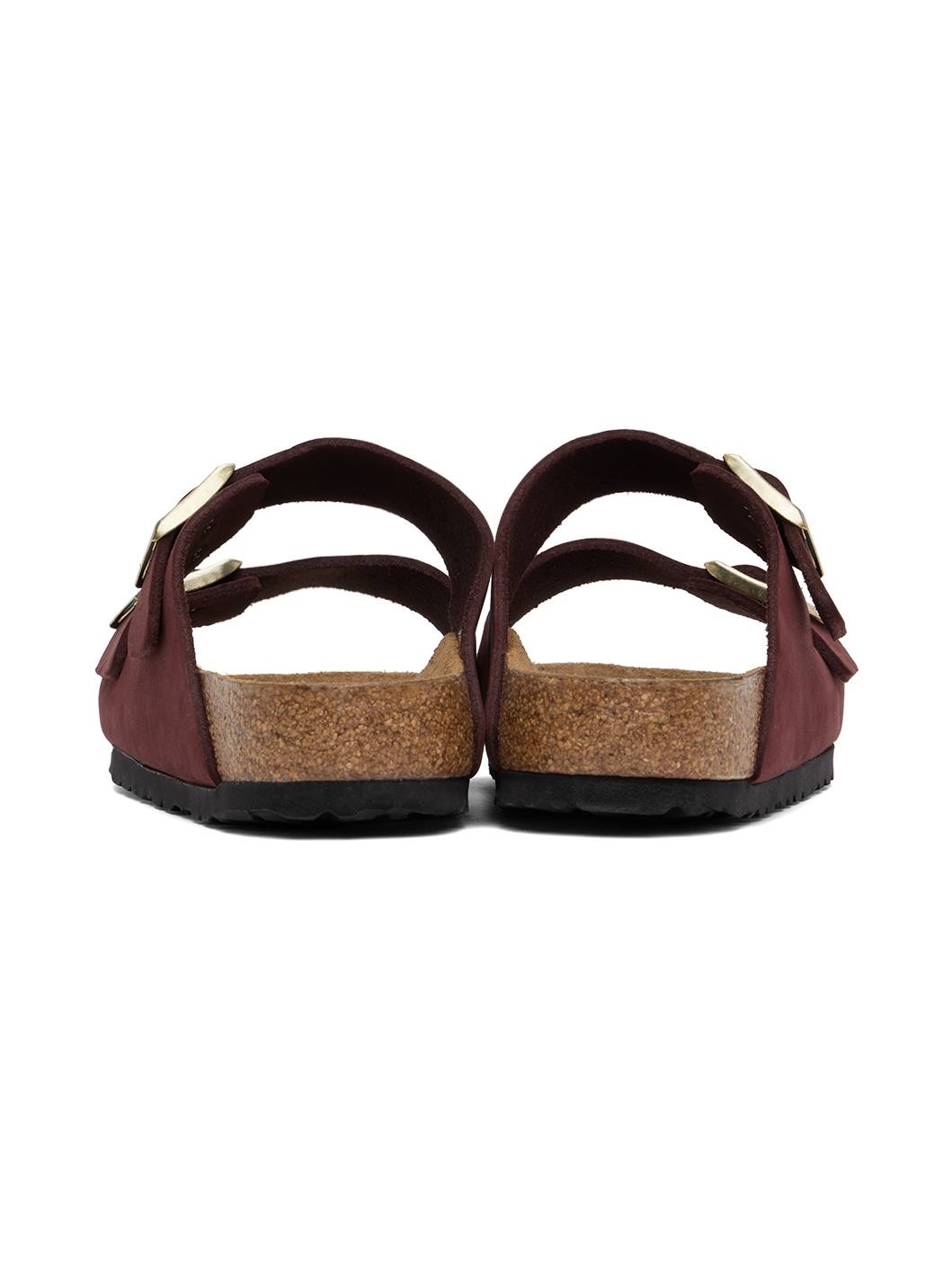 Burgundy Regular Arizona Soft Footbed Sandals - 2