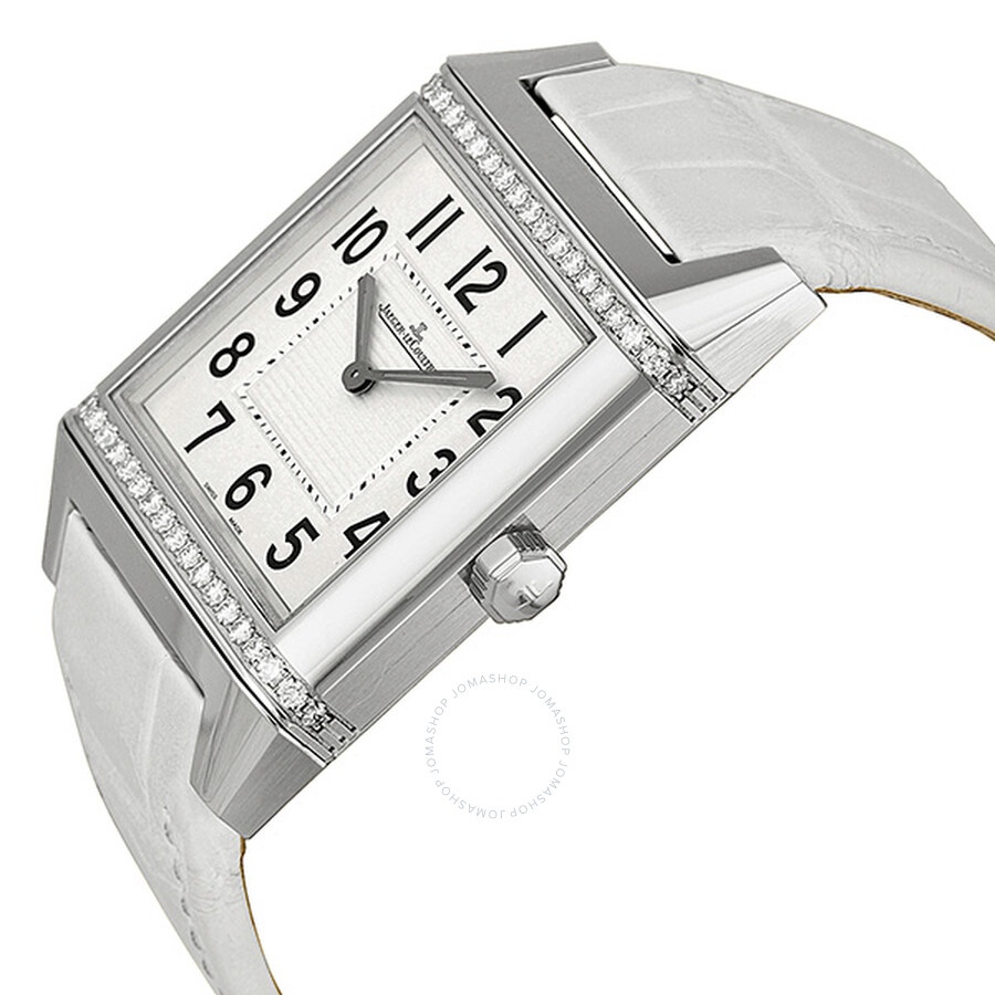 Jaeger LeCoultre White Dial White Leather Ladies Watch Q7068421 - 2