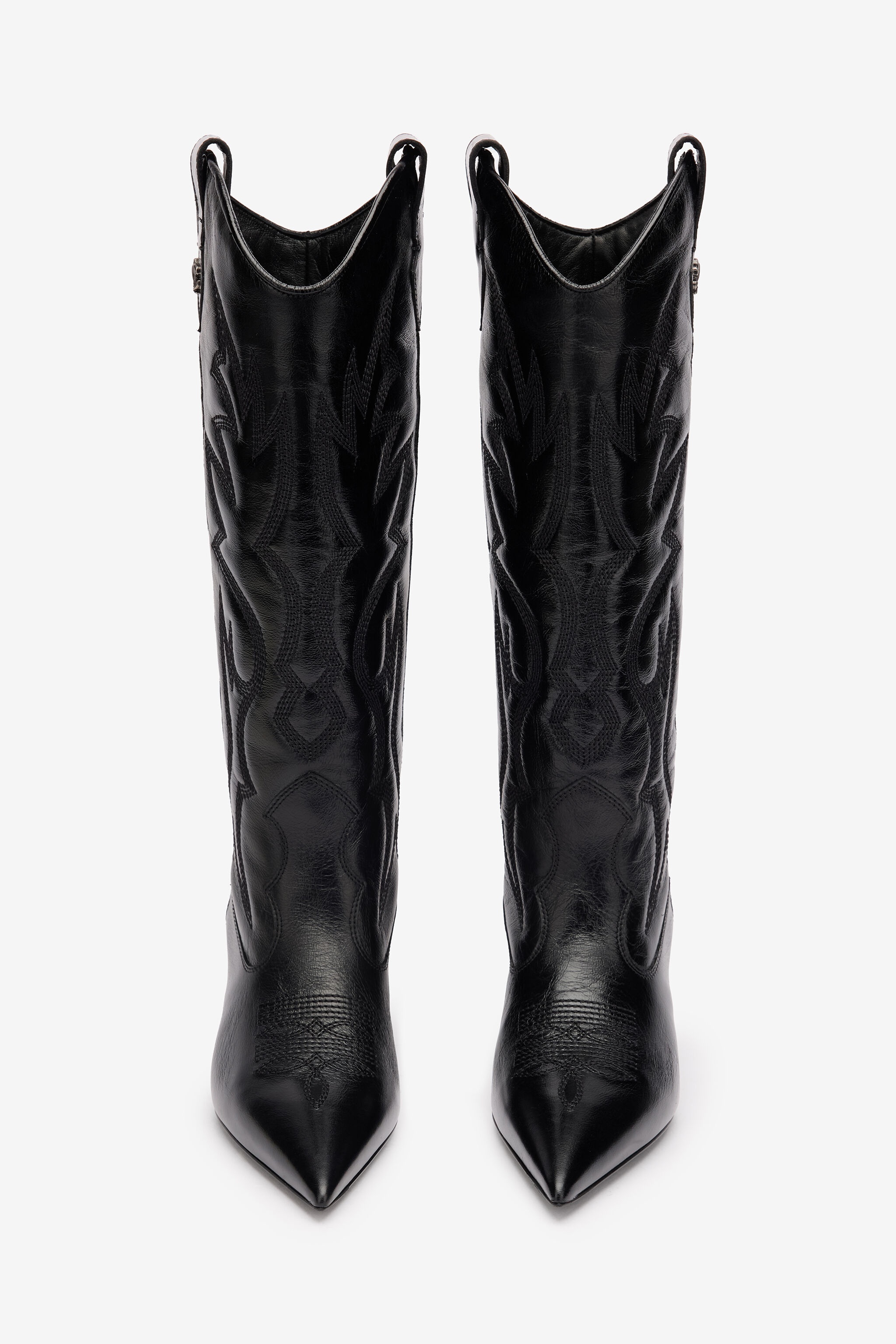 Boots With Quilted Motif - 5