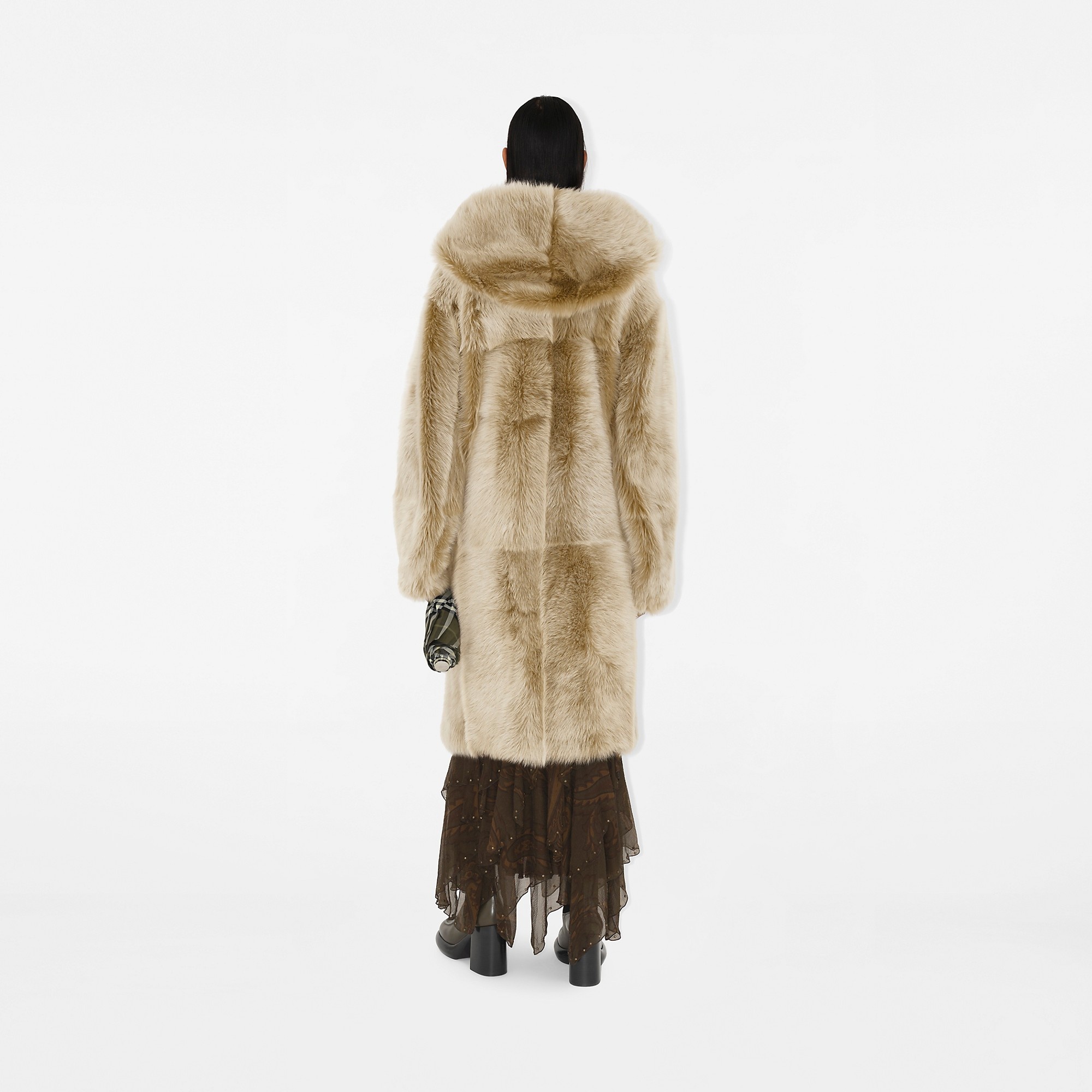Shearling Duffle Coat - 4