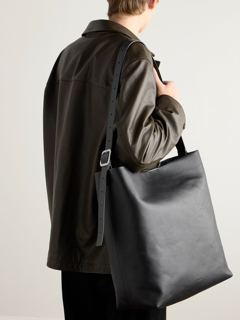 Jil Sander Leather Tote Bag Black outlook