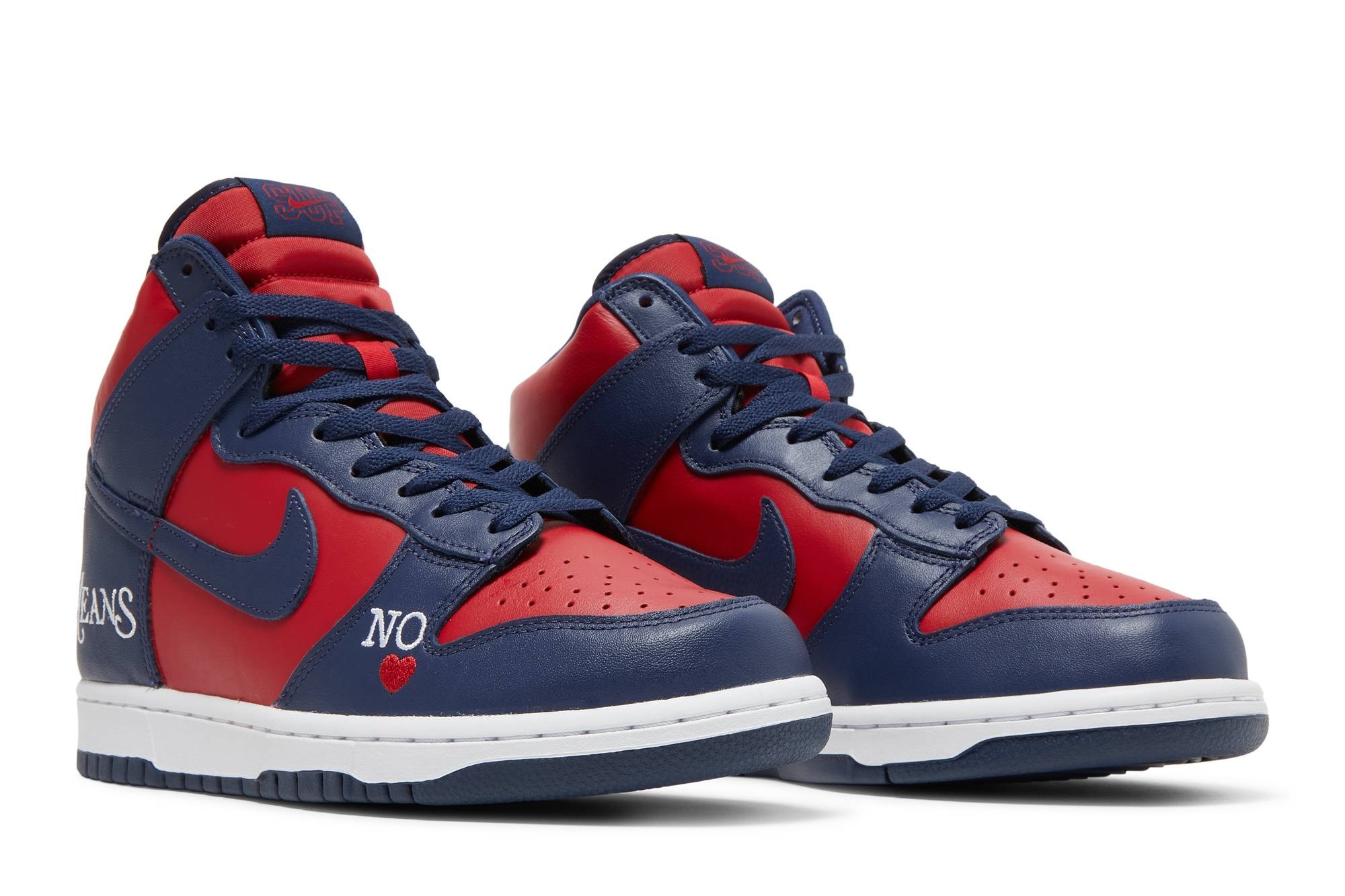 Supreme x Dunk High SB 'By Any Means - Red Navy' - 8