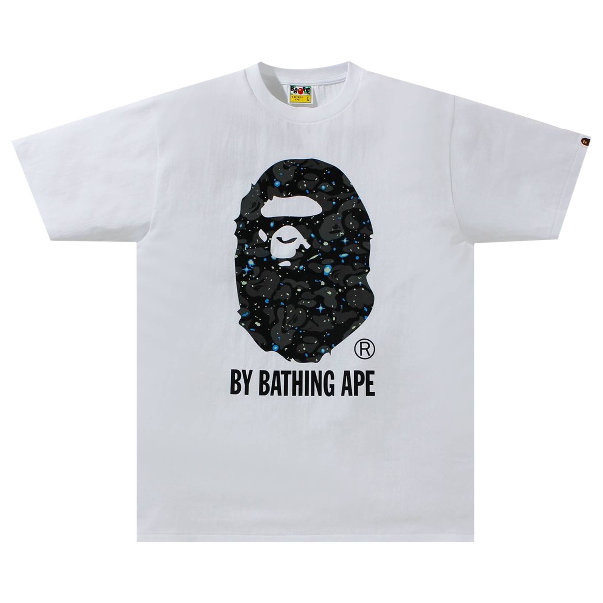 BAPE Space Camo By Bathing Ape Tee 'White' - 1