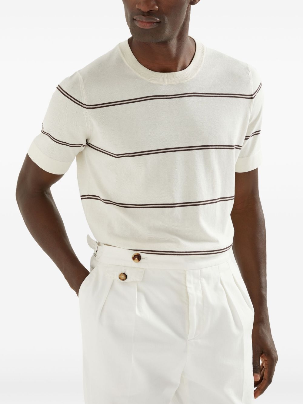 striped t-shirt - 5