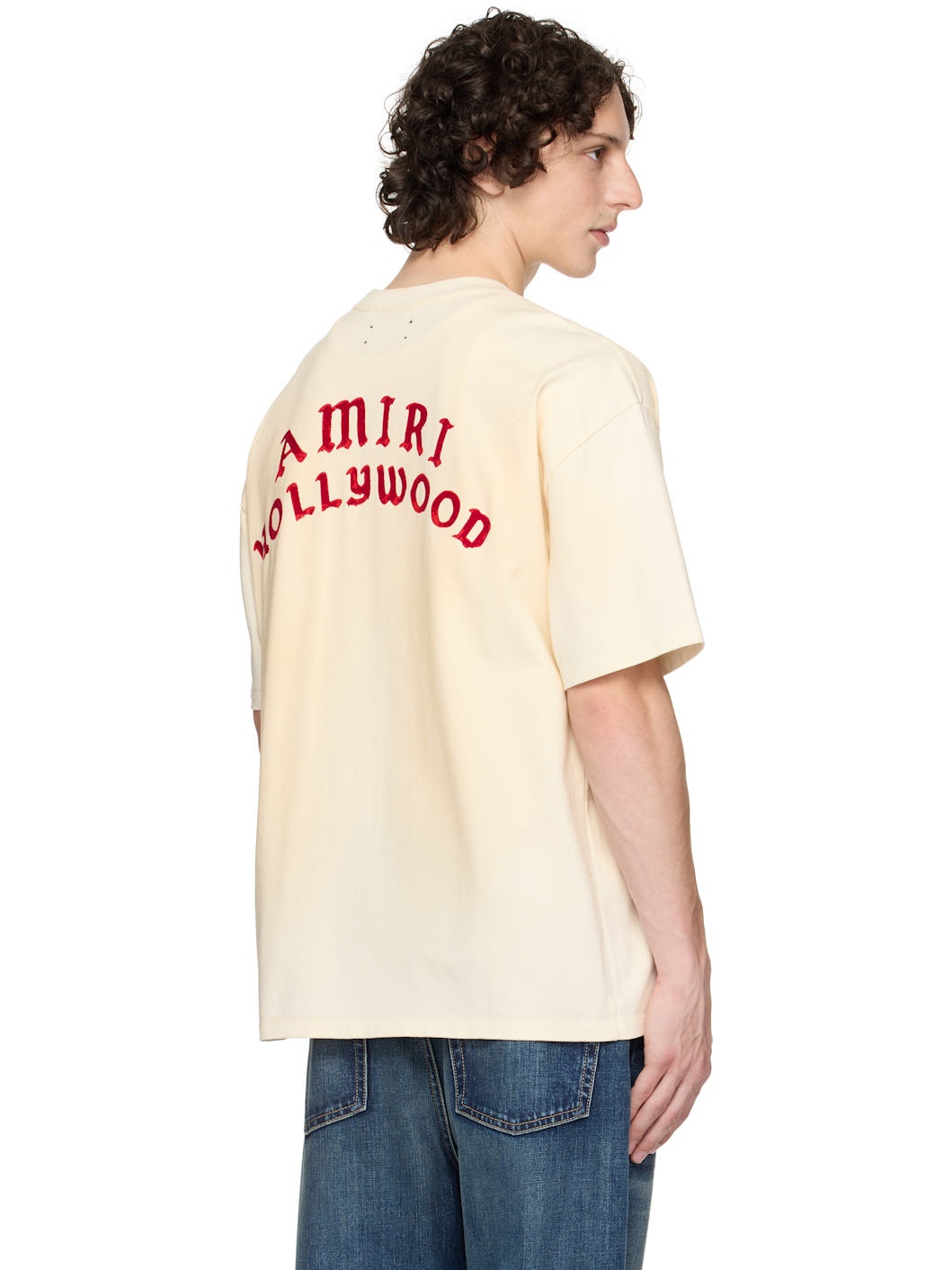 Off-White 'AMIRI Hollywood' Oversized T-shirt - 3