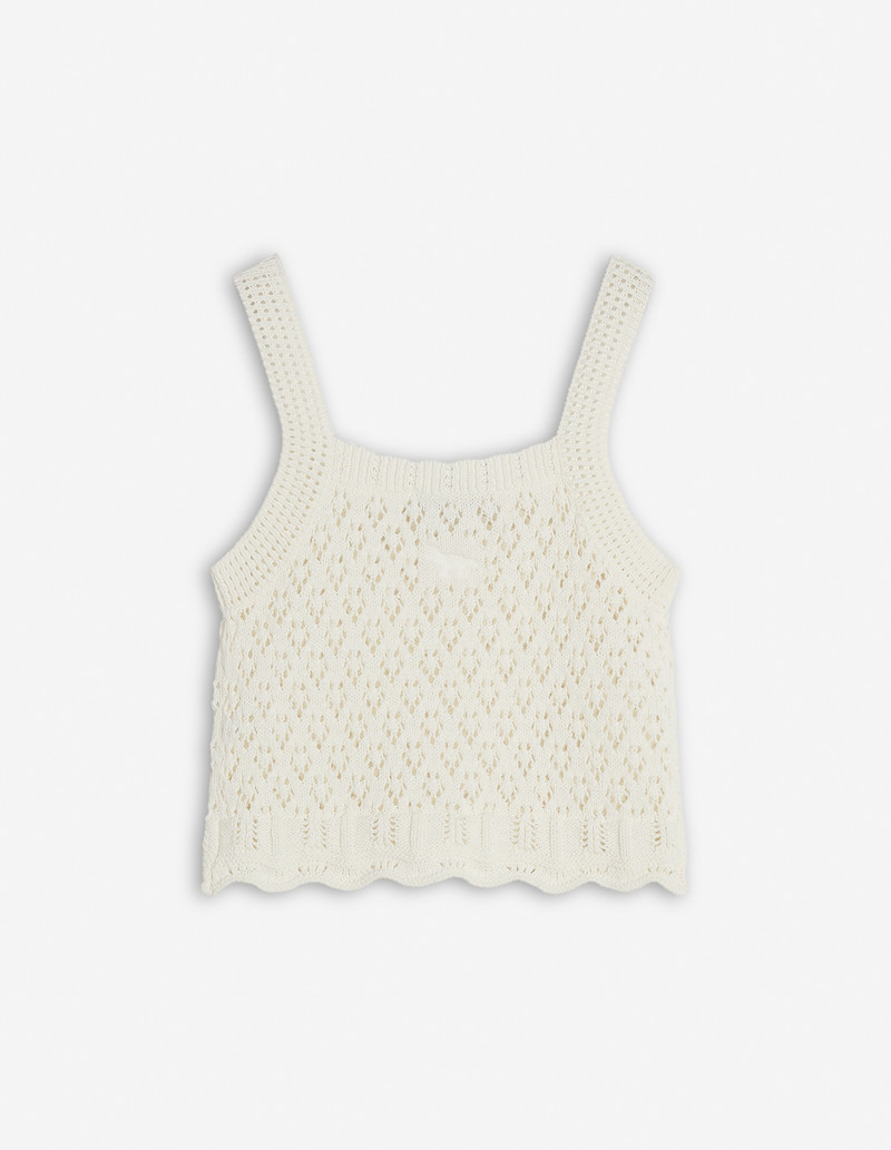 LACE KNIT CROP TOP 6