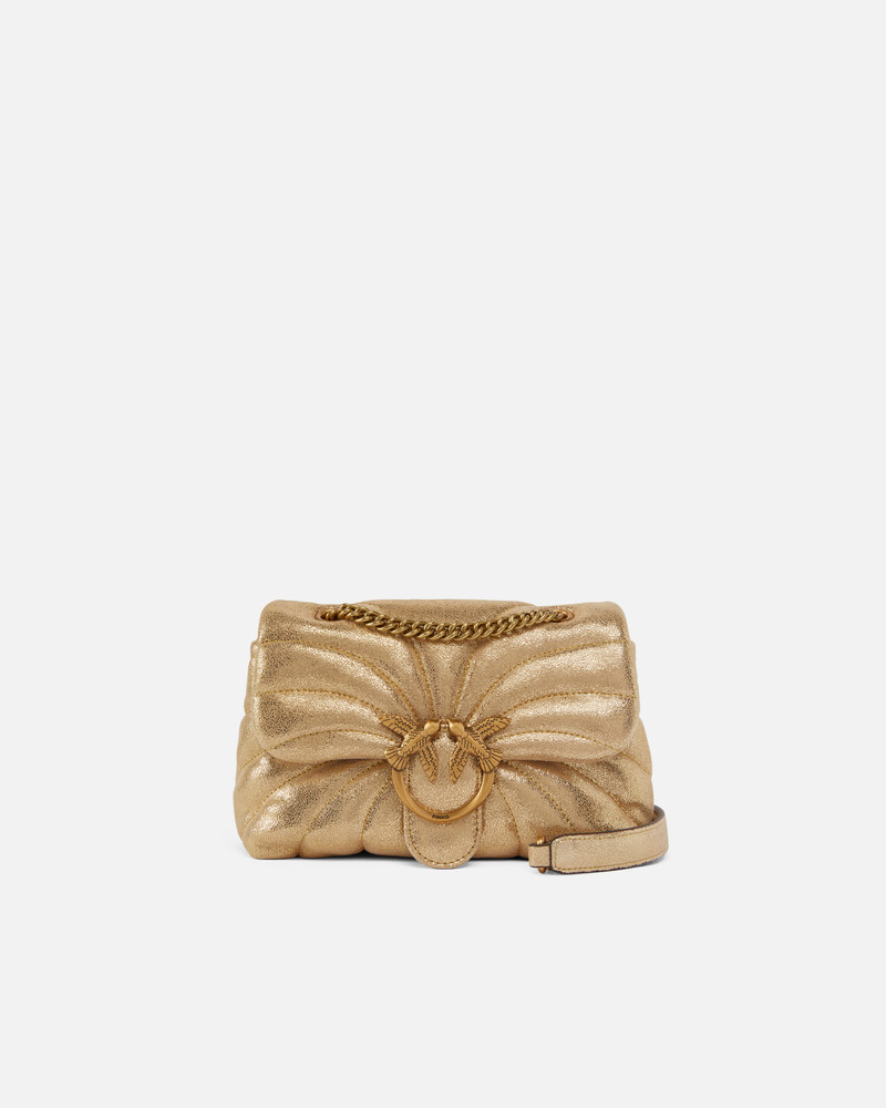 LOVE BAG PUFF BUTTERFLY SUEDE GLITTER SMALL SHOULDER BAG 1