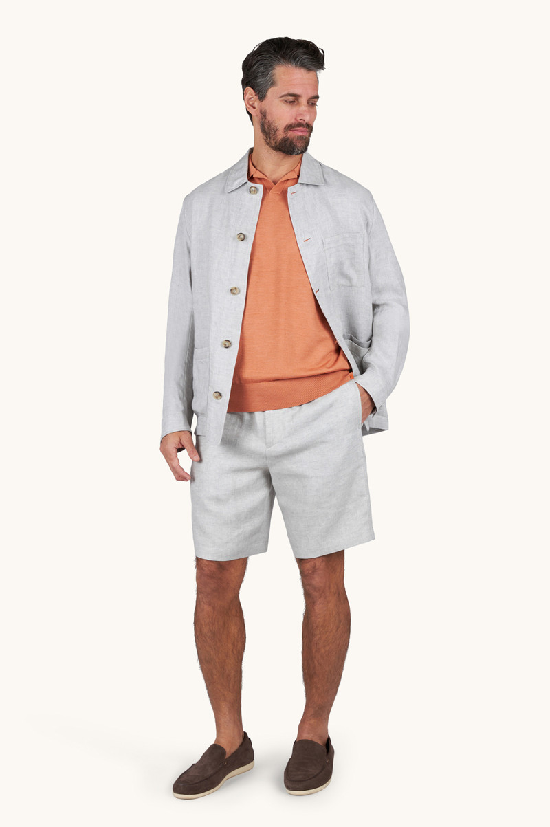 Paul & Shark CHORE OVERSHIRT IN LINEN outlook