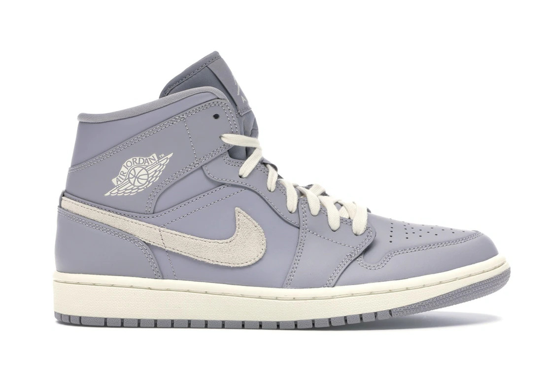 Jordan 1 Mid Atmosphere Grey Pale Ivory (Women's) - 1
