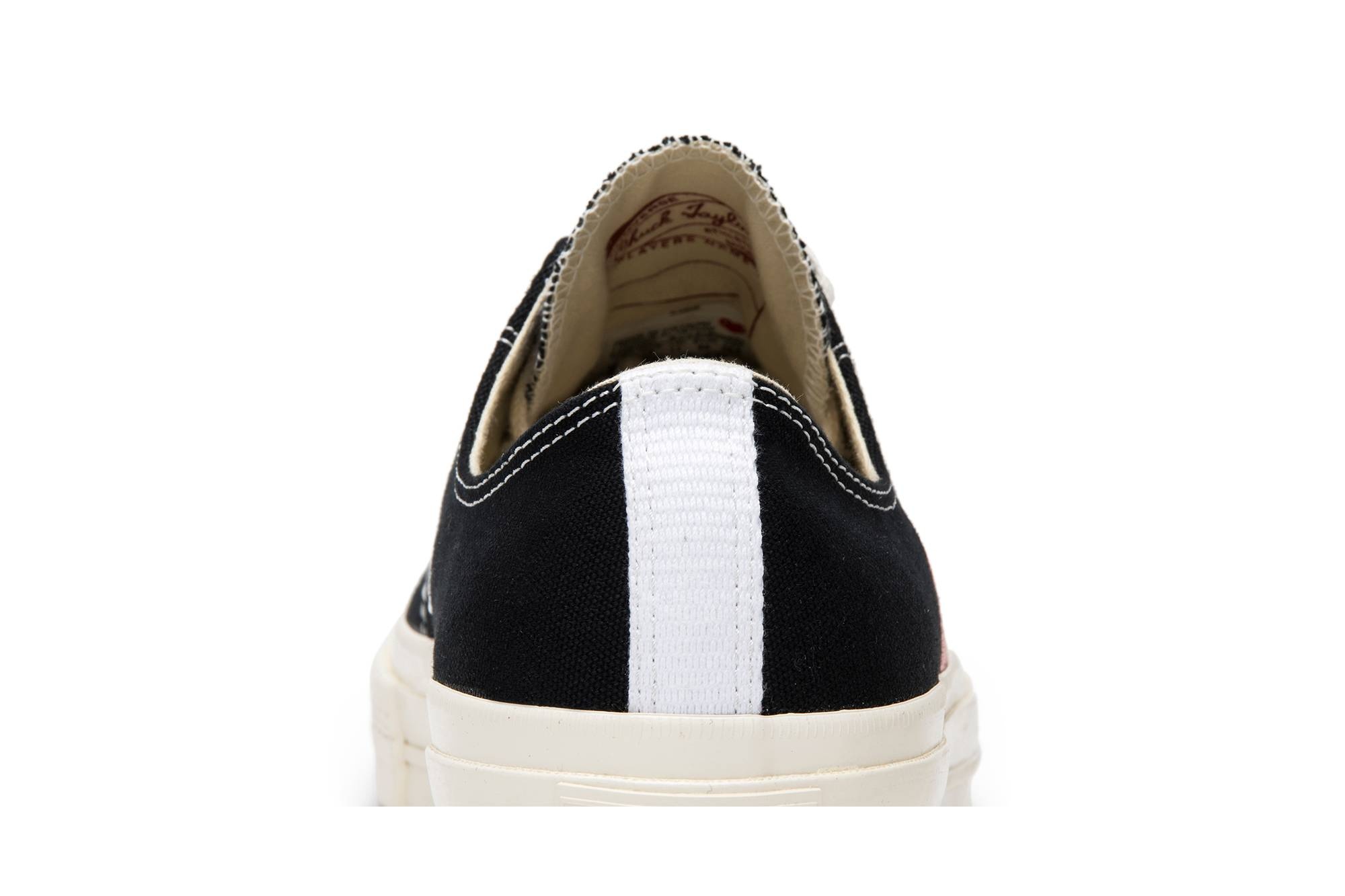 Comme des Garçons Play x Chuck 70 Low 'Black White' - 7