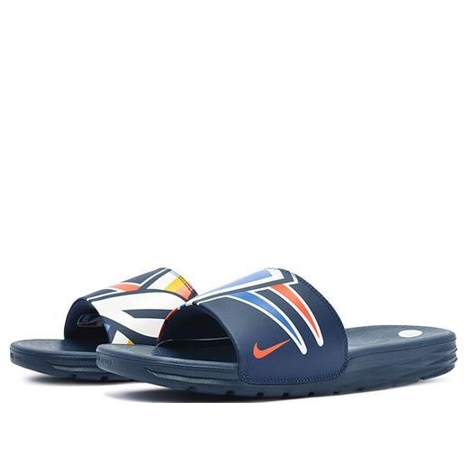 Nike BENASSI SOLARSOFT NBA 'College Navy' 917551-405 - 3