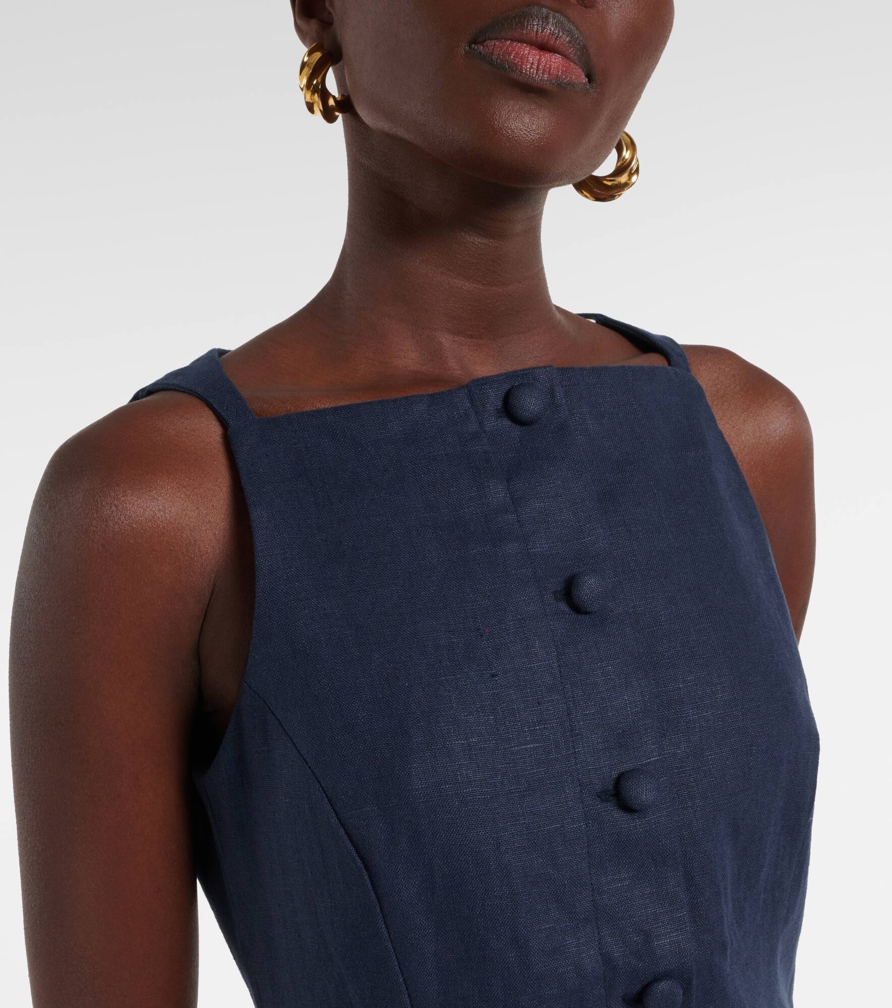 Ambra linen minidress - 4
