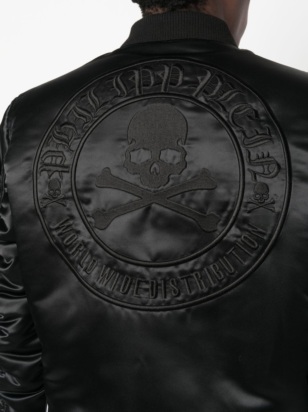 Skull Bones padded bomber jacket - 5