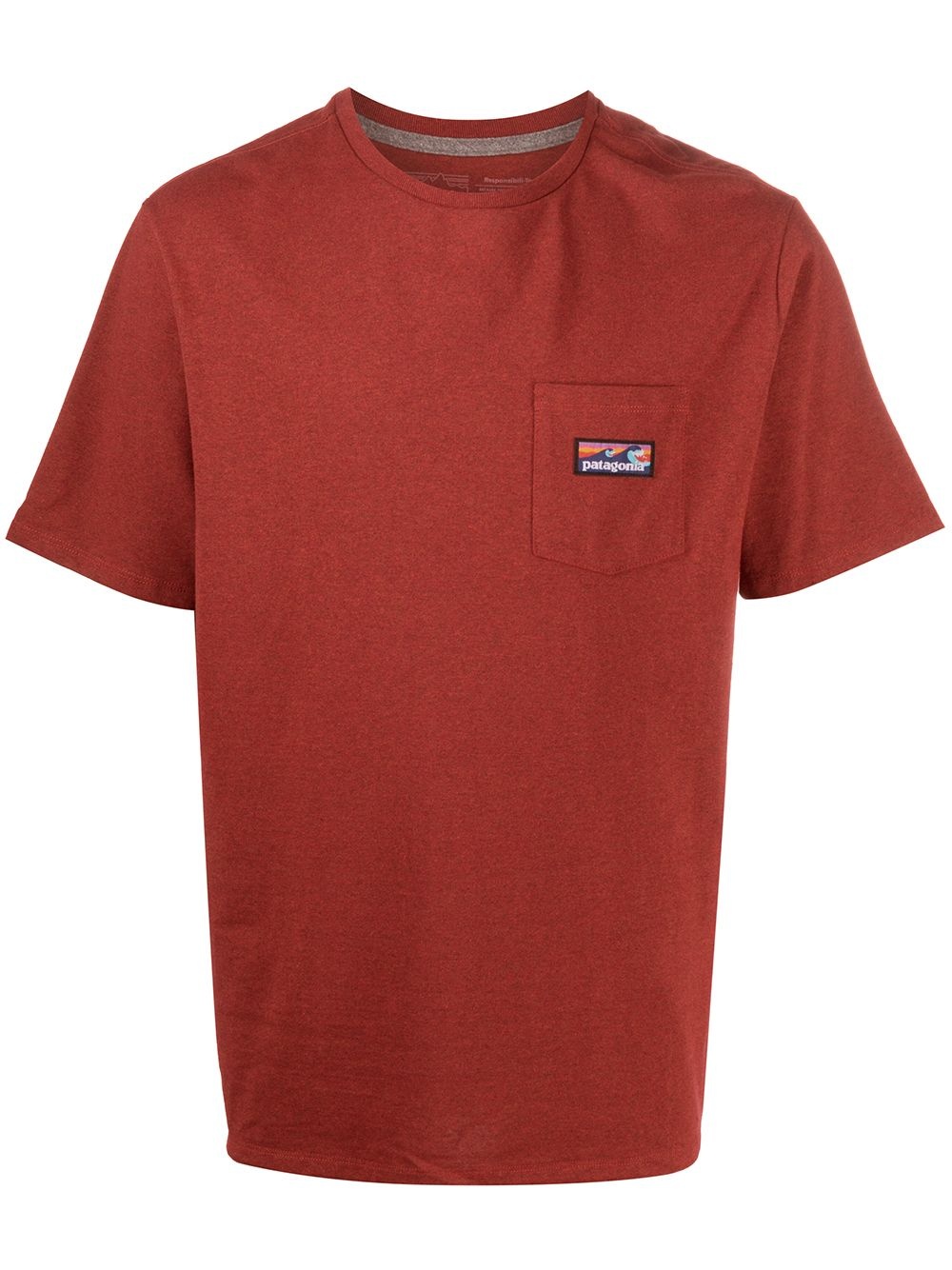 chest patch pocket T-shirt - 1