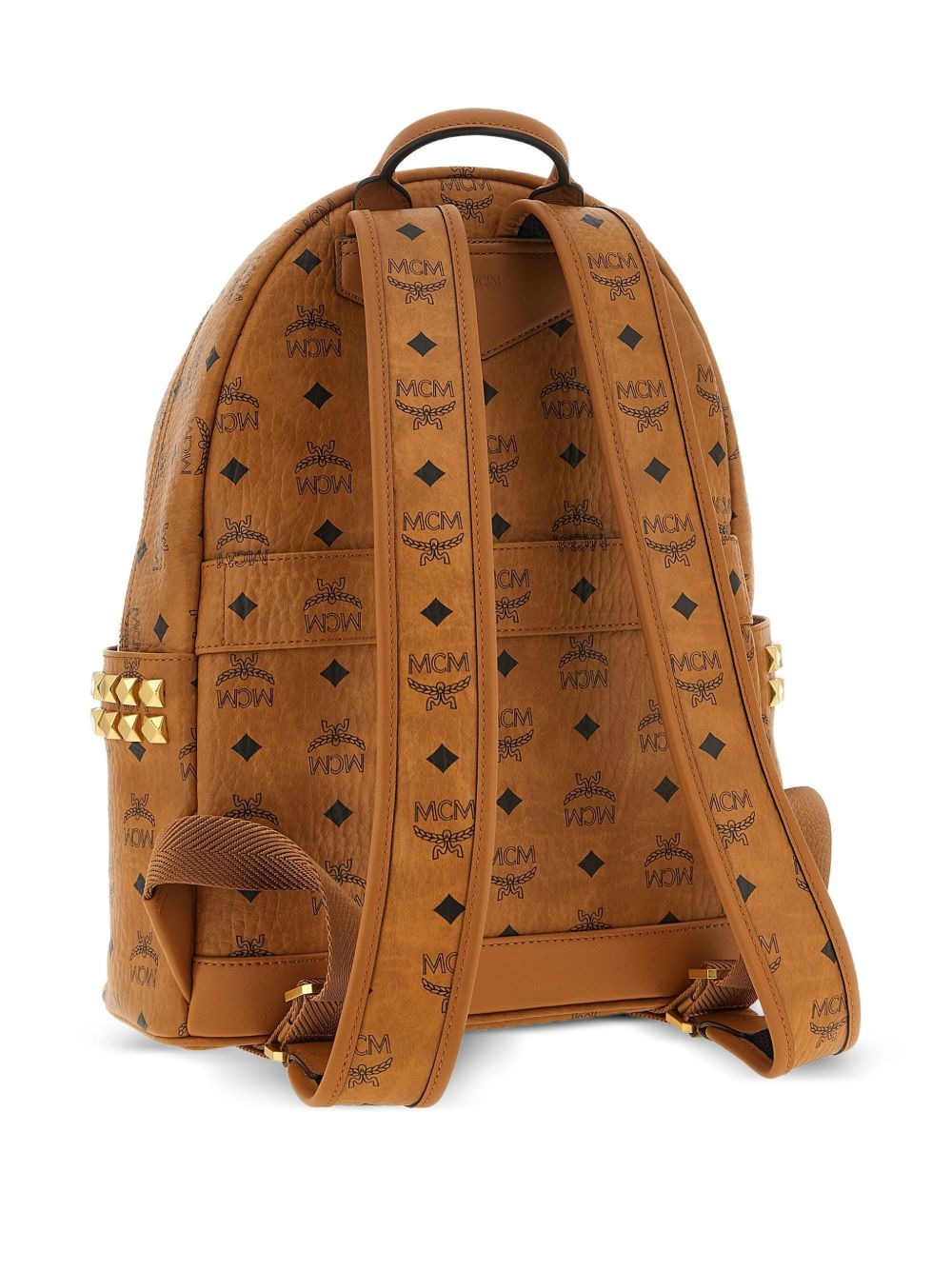 Visetos-monogram rocket-print backpack - 2