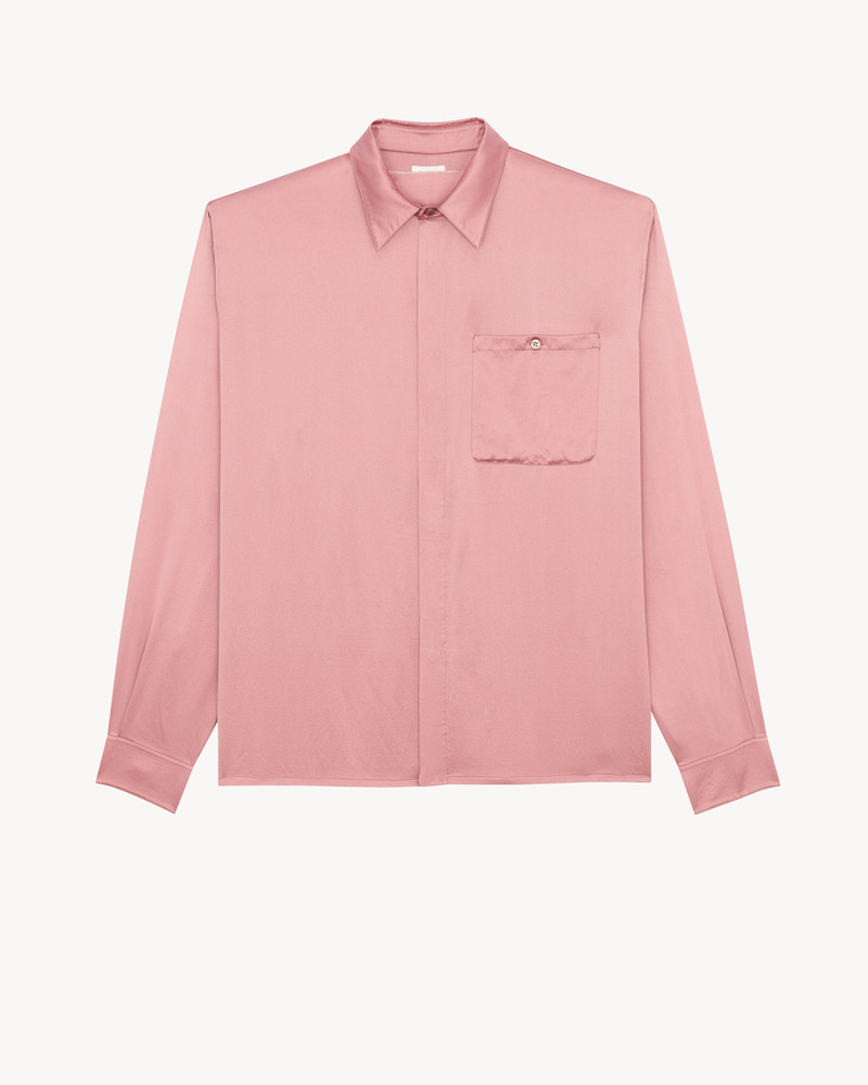 SHIRT IN SILK SATIN-BACK CREPE 1