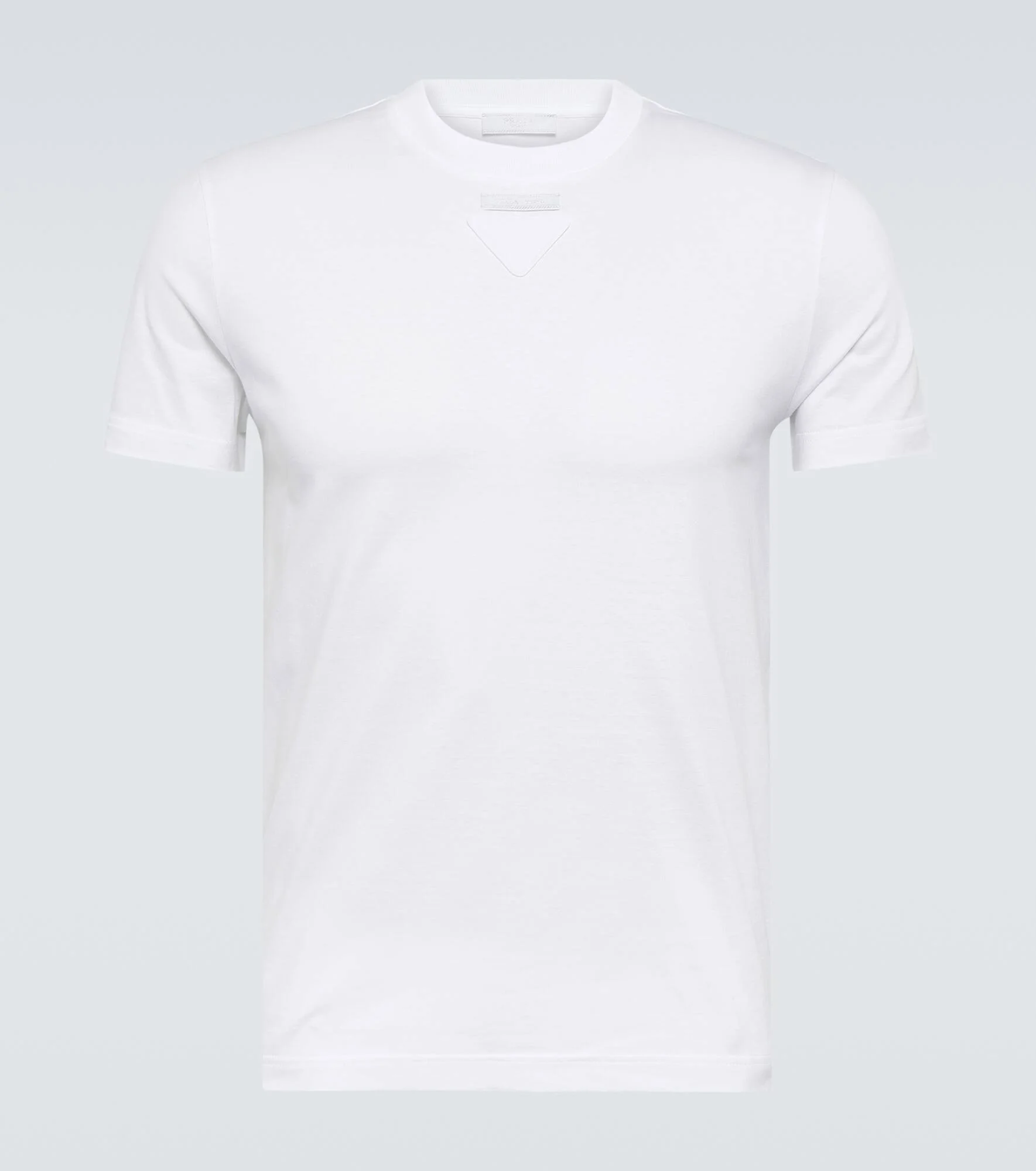 Embellished cotton T-shirt - 1