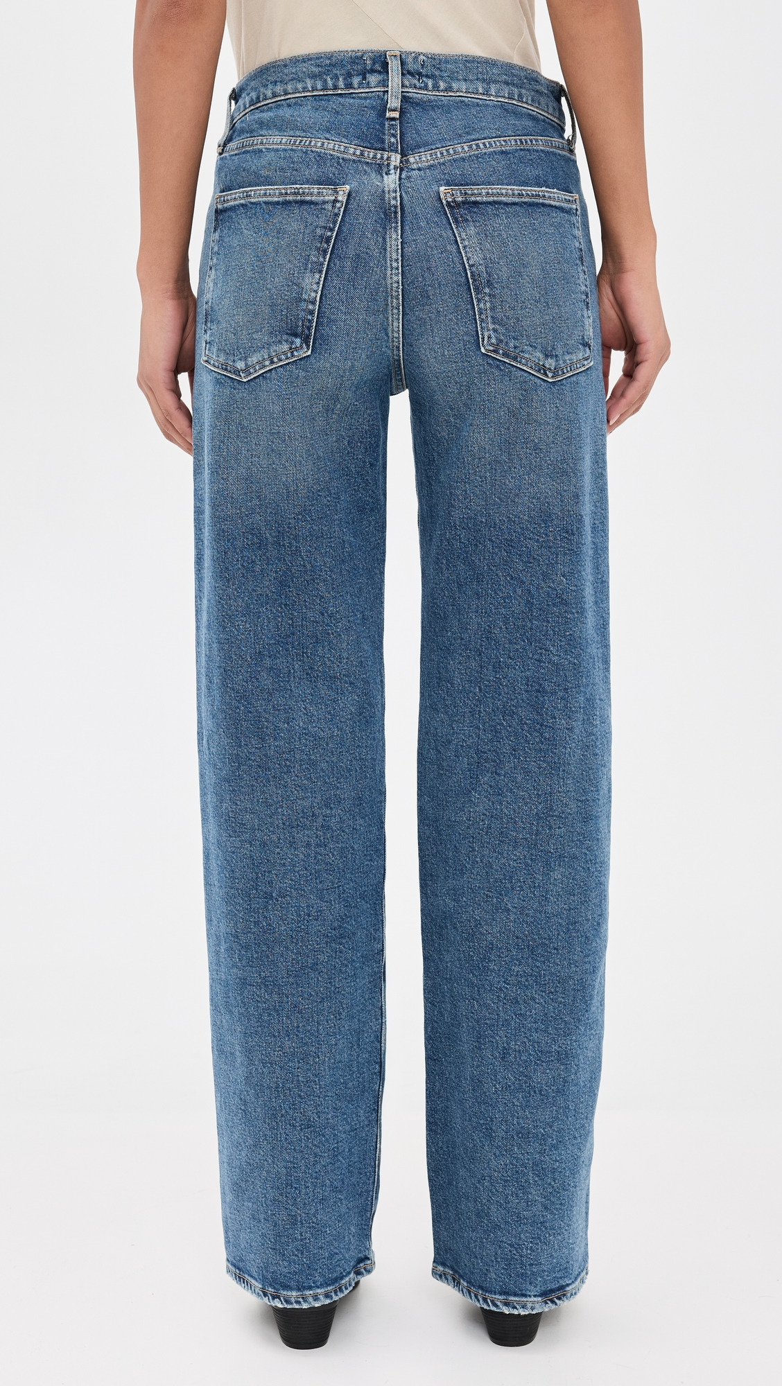 Harper Jean: Mid Rise Relaxed Straight - 2