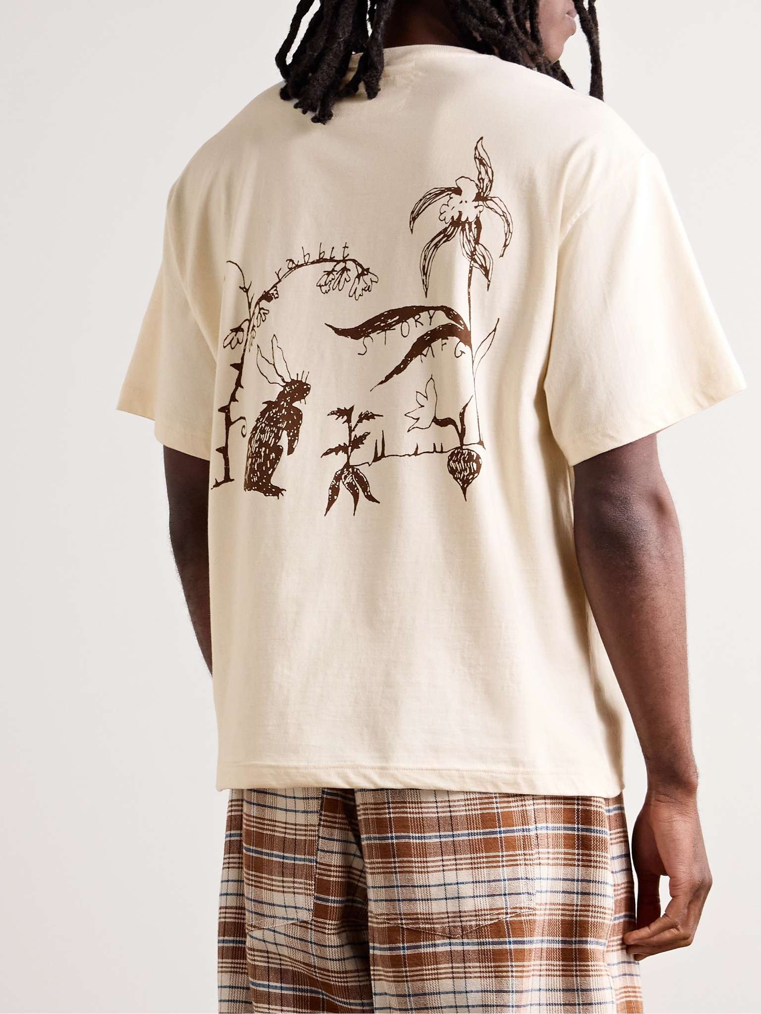 + Rabbit Grateful Printed Organic Cotton-Jersey T-Shirt - 4