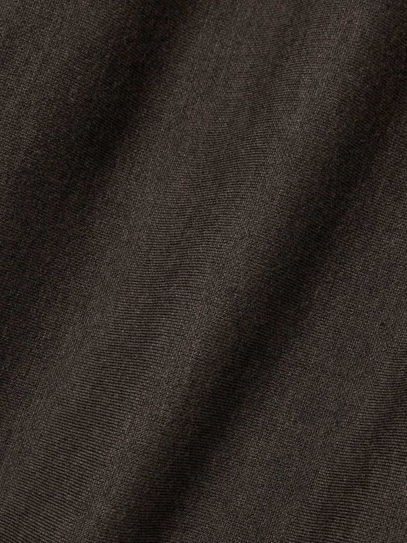 Elle wool-blend mini dress Dark brown 4