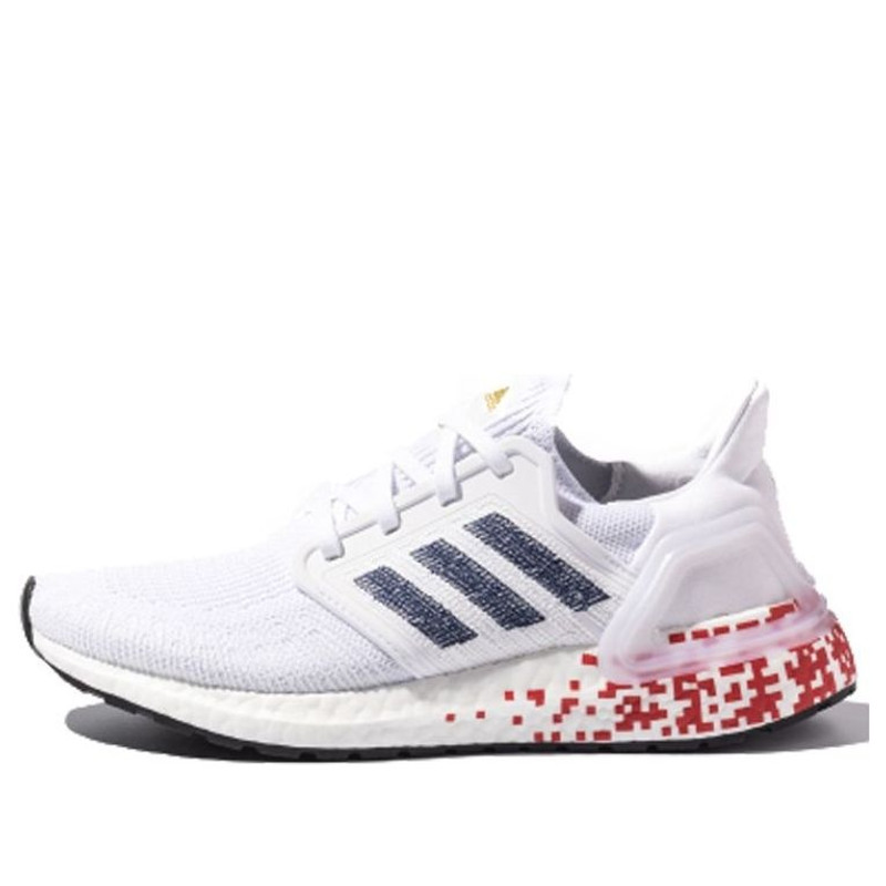 (WMNS) adidas Ultraboost 20 'White Blue Red' FY3462 - 1
