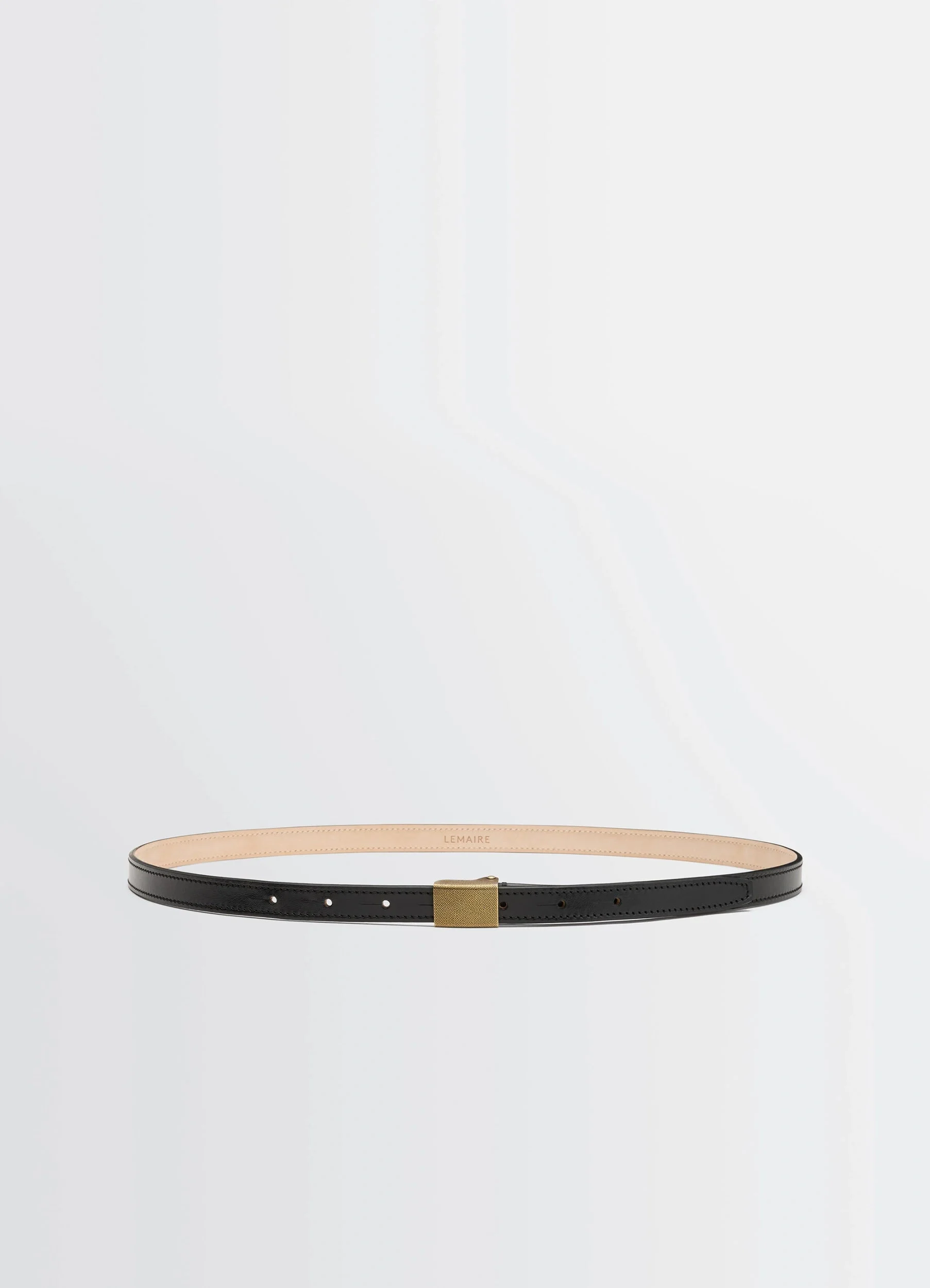 CLIP BELT 15MM IN LEATHER - 1
